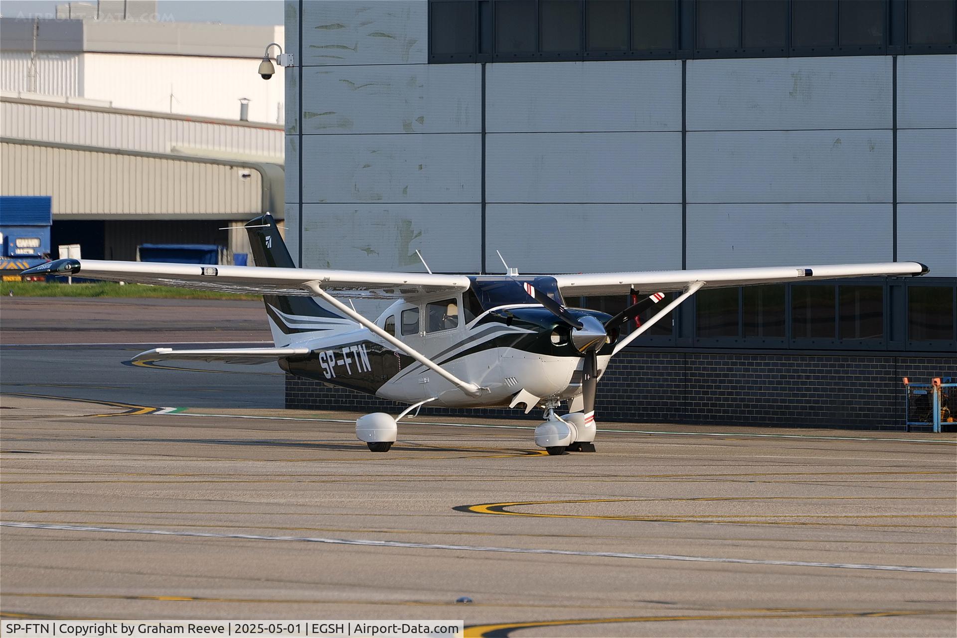 SP-FTN, Cessna Turbo Stationair HD C/N Unknown, Parked at Norwich.