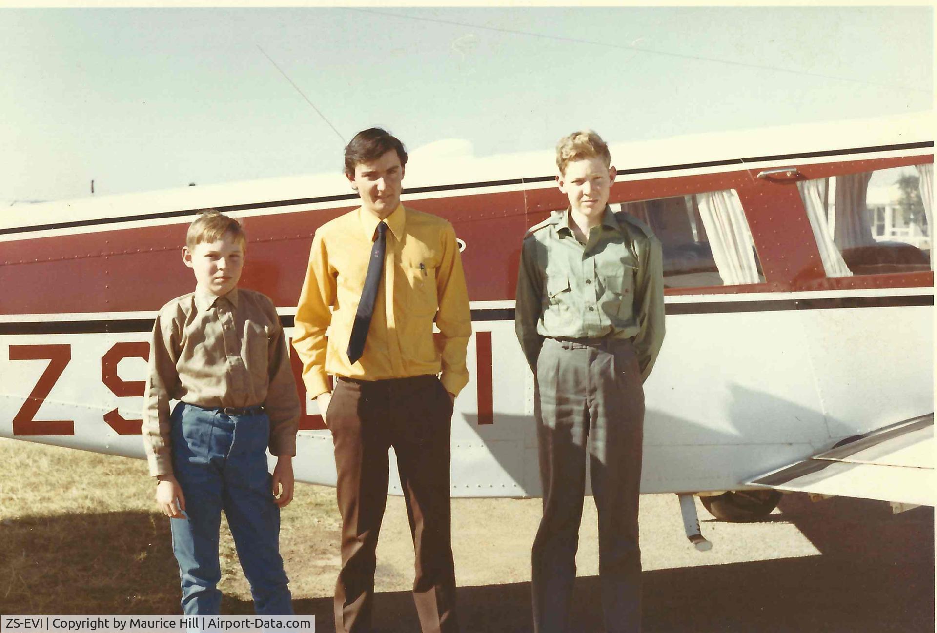 ZS-EVI, Piper PA-32-300 Cherokee Six Cherokee Six C/N 0000, This photograph of ZS-EVI was taken by my father at Mount Hampden Airport in Rhodesia in 1971