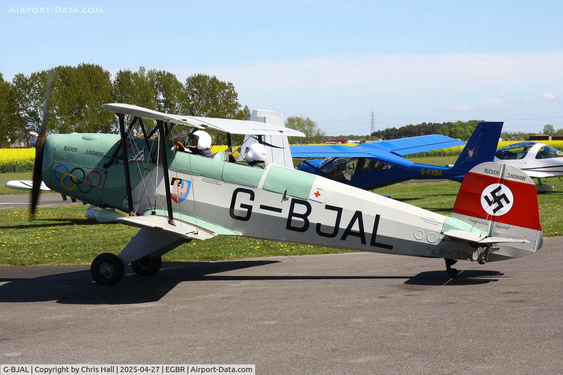 G-BJAL, 1957 Bucker 1-131E Jungmann C/N 1028, Breighton - EGBR