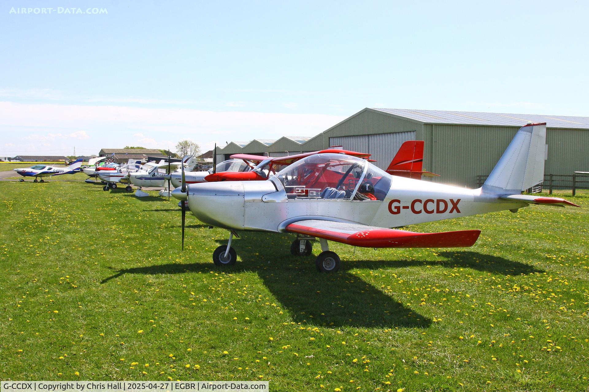 G-CCDX, 2003 Aerotechnik EV-97 Eurostar C/N PFA 315-14013, Breighton - EGBR