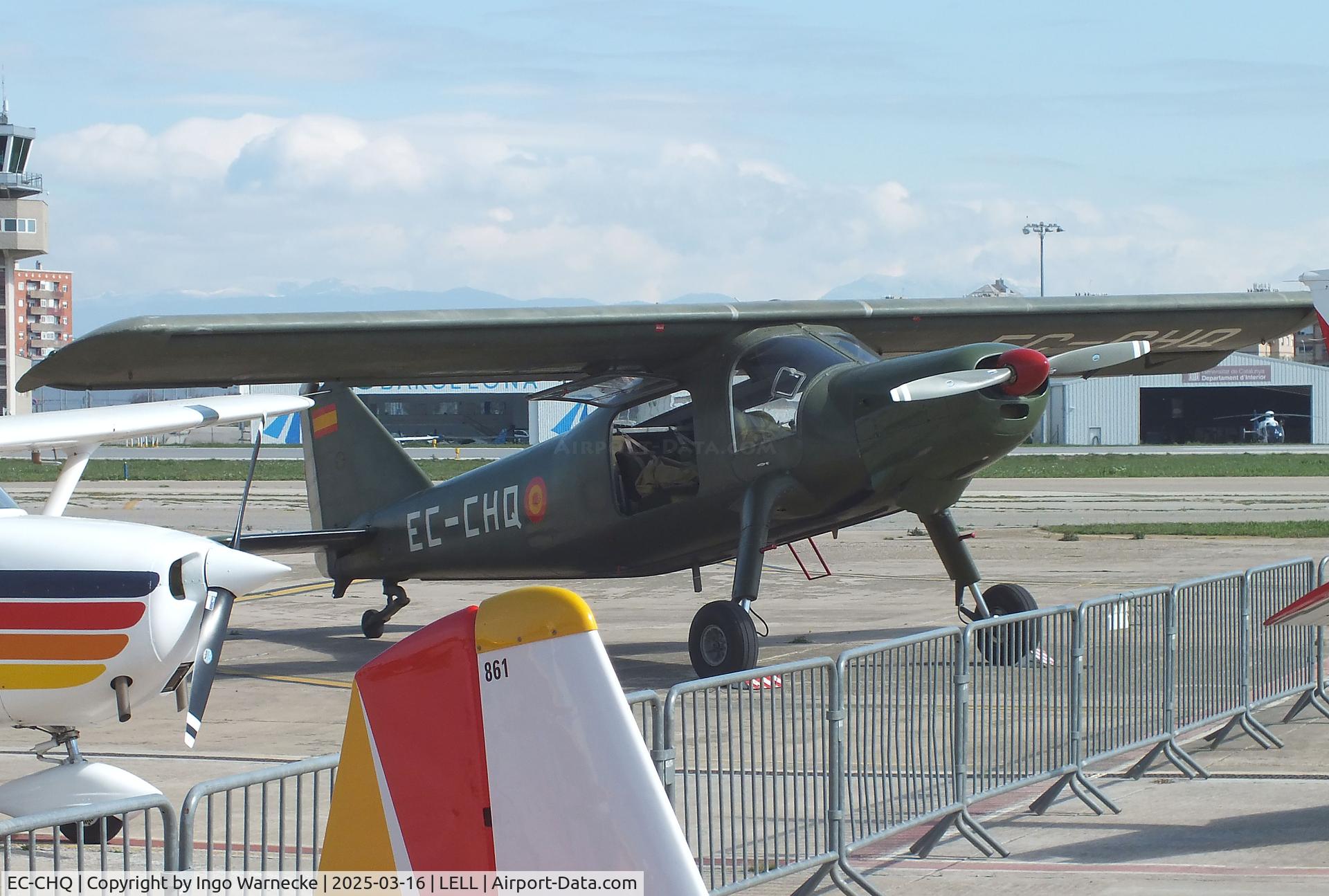EC-CHQ, Dornier Do-27A-5 C/N 445, Dornier Do-27A-5 of the FPAC Aeronautical Museum of Catalonia at the March 2025 FPAC Open Day at Sabadell Airport