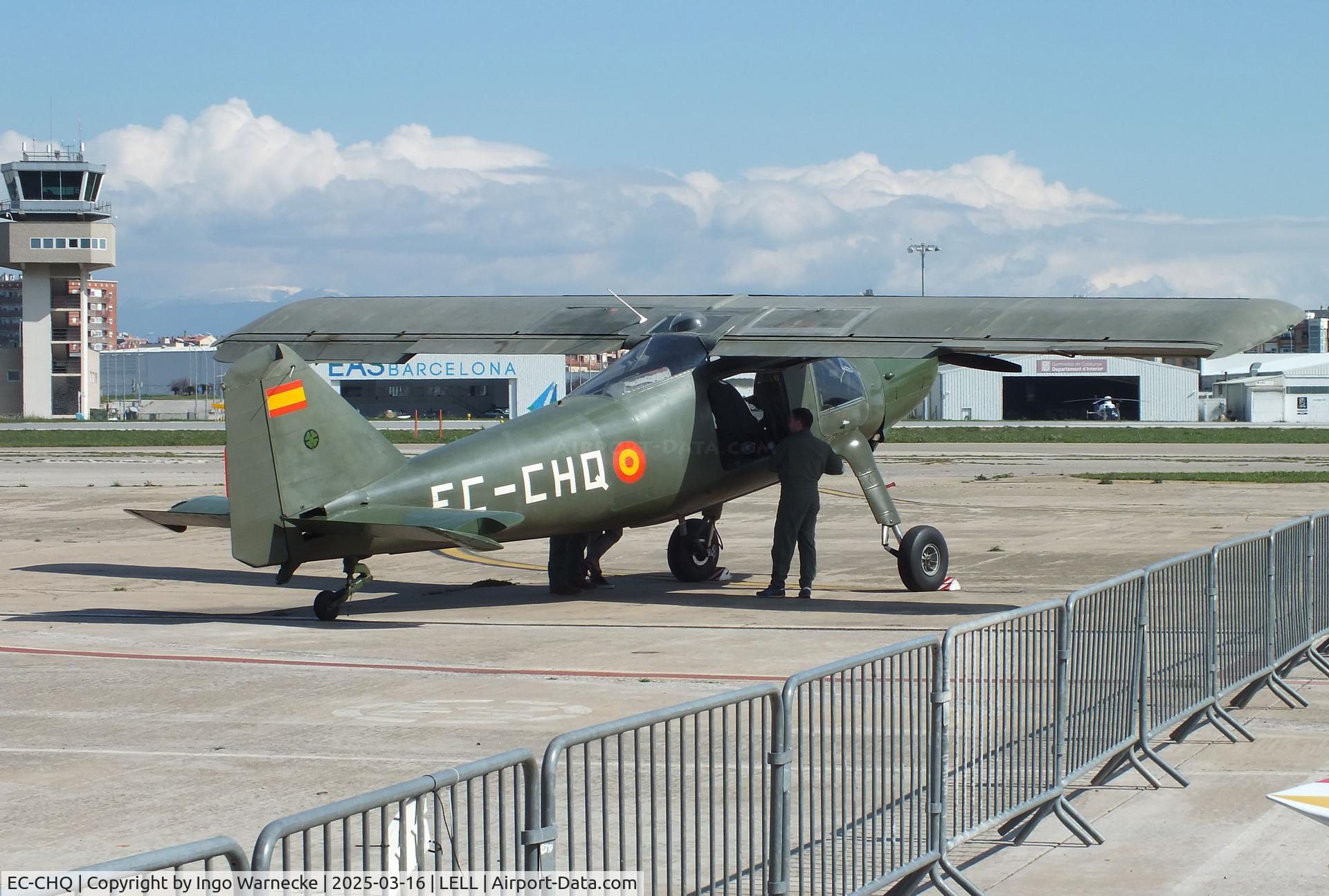 EC-CHQ, Dornier Do-27A-5 C/N 445, Dornier Do-27A-5 of the FPAC Aeronautical Museum of Catalonia at the March 2025 FPAC Open Day at Sabadell Airport