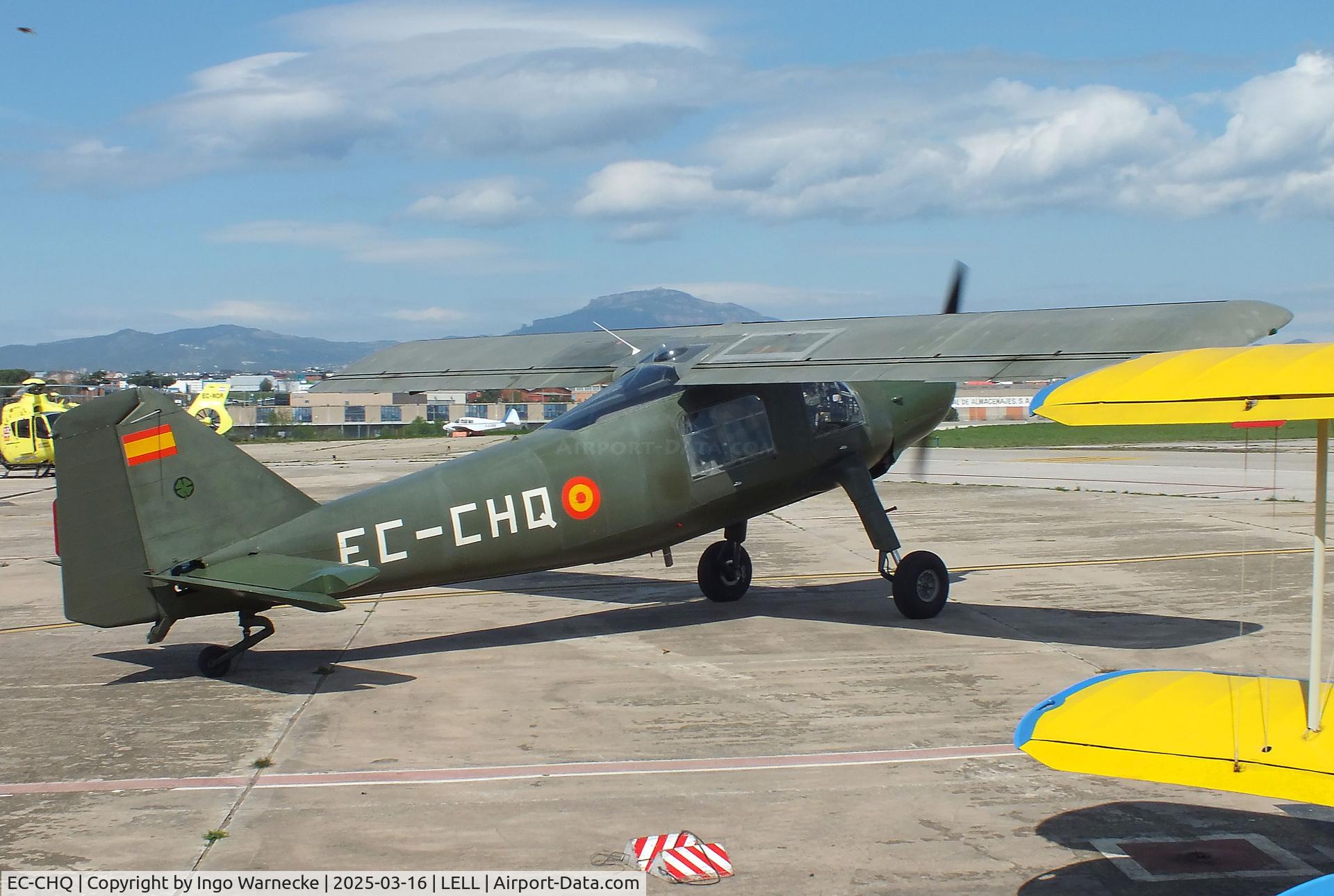 EC-CHQ, Dornier Do-27A-5 C/N 445, Dornier Do-27A-5 of the FPAC Aeronautical Museum of Catalonia at the March 2025 FPAC Open Day at Sabadell Airport