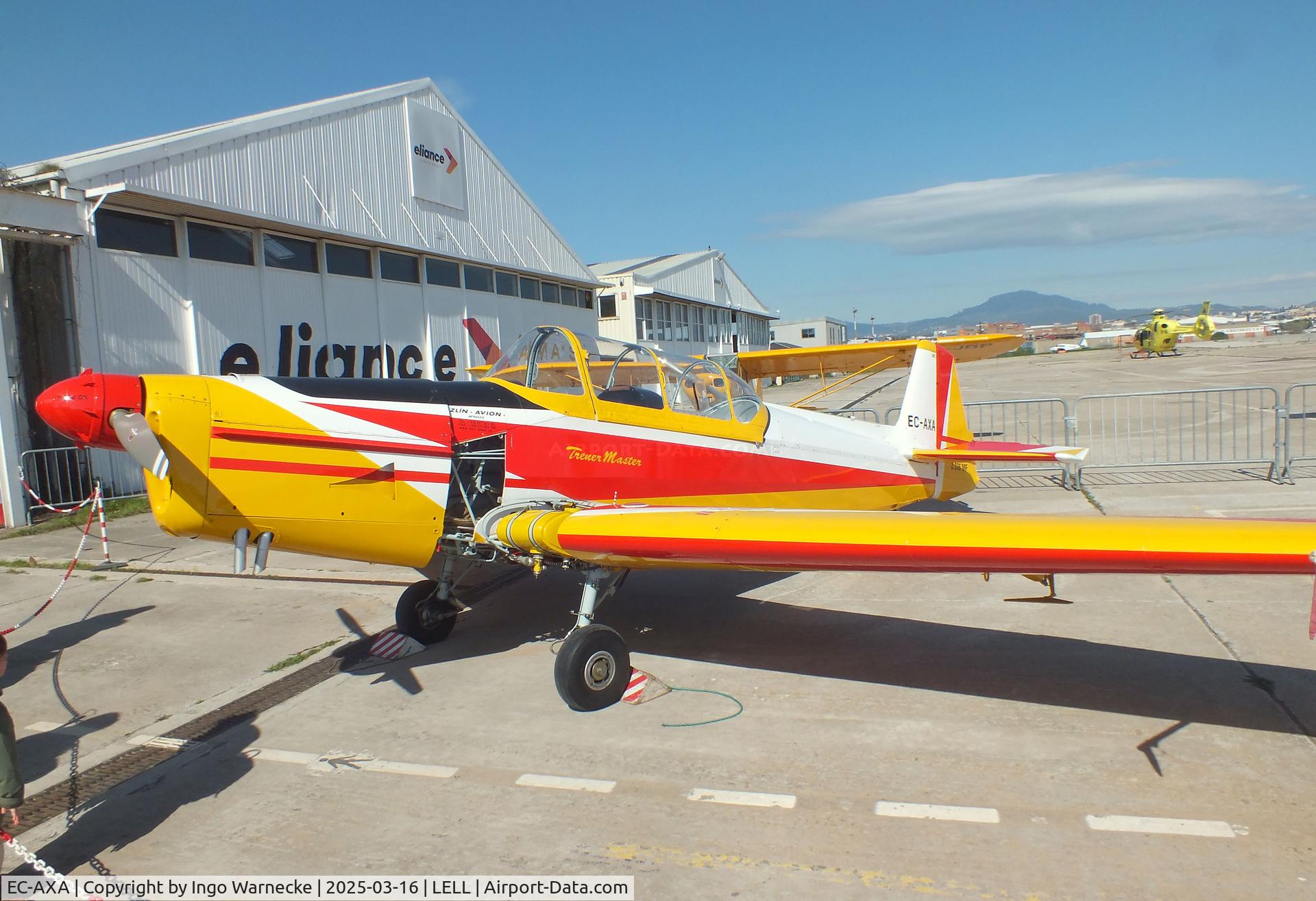 EC-AXA, Zlin Z-326 Trener Master C/N 861, Zlin Z-326 Trener Master of the FPAC Aeronautical Museum of Catalonia at the March 2025 FPAC Open Day at Sabadell Airport
