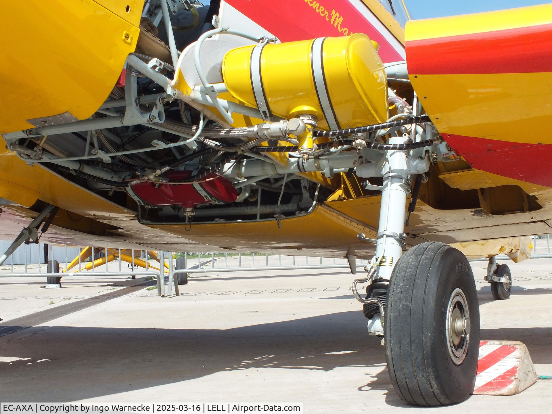 EC-AXA, Zlin Z-326 Trener Master C/N 861, Zlin Z-326 Trener Master of the FPAC Aeronautical Museum of Catalonia at the March 2025 FPAC Open Day at Sabadell Airport