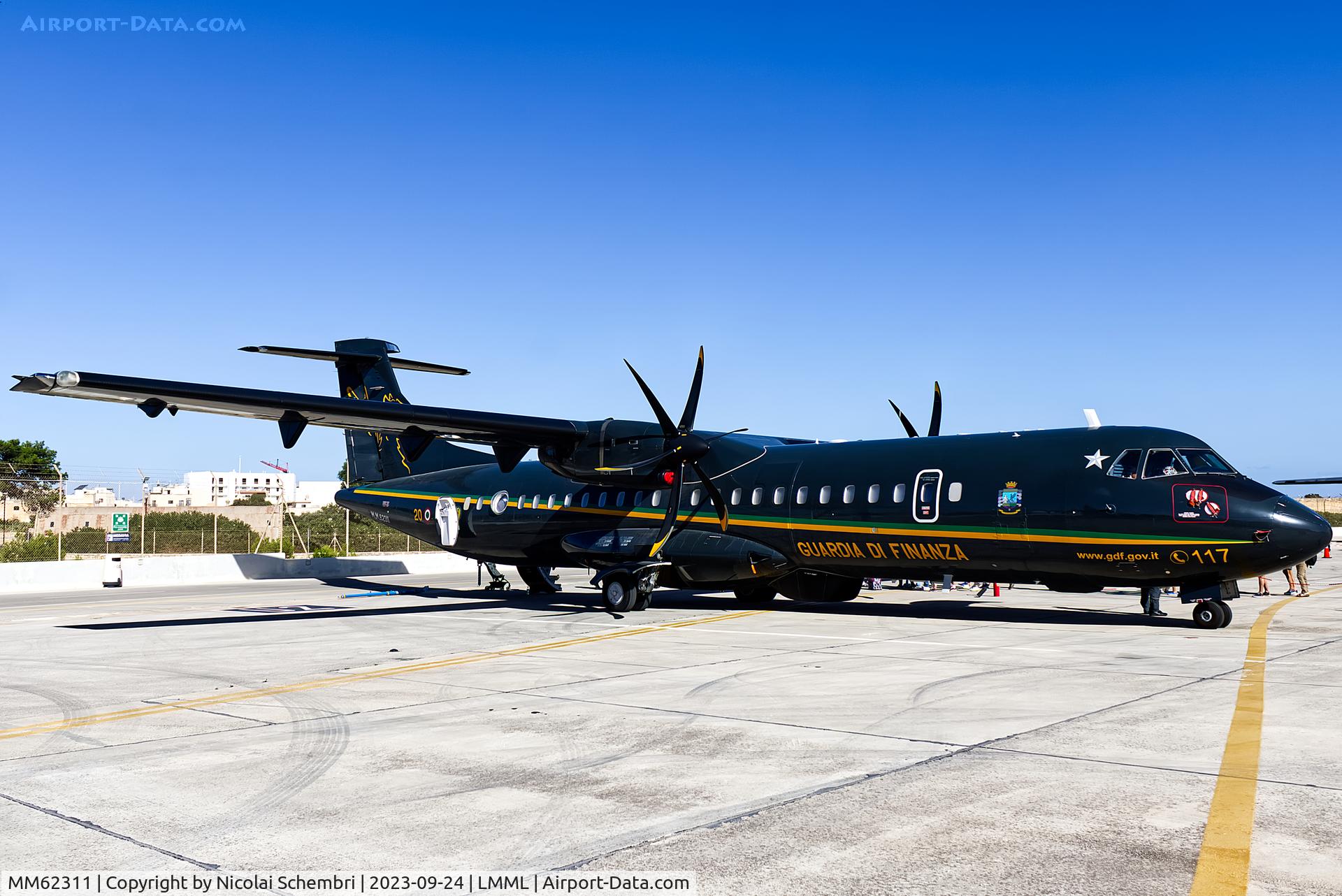 MM62311, ATR 72-600MPA C/N 1425, Static display at the Malta International Airshow 2023.