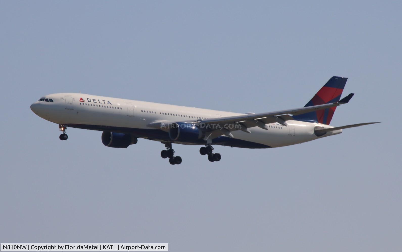 N810NW, 2005 Airbus A330-323 C/N 0674, DAL A333 zx ams, eham-atl