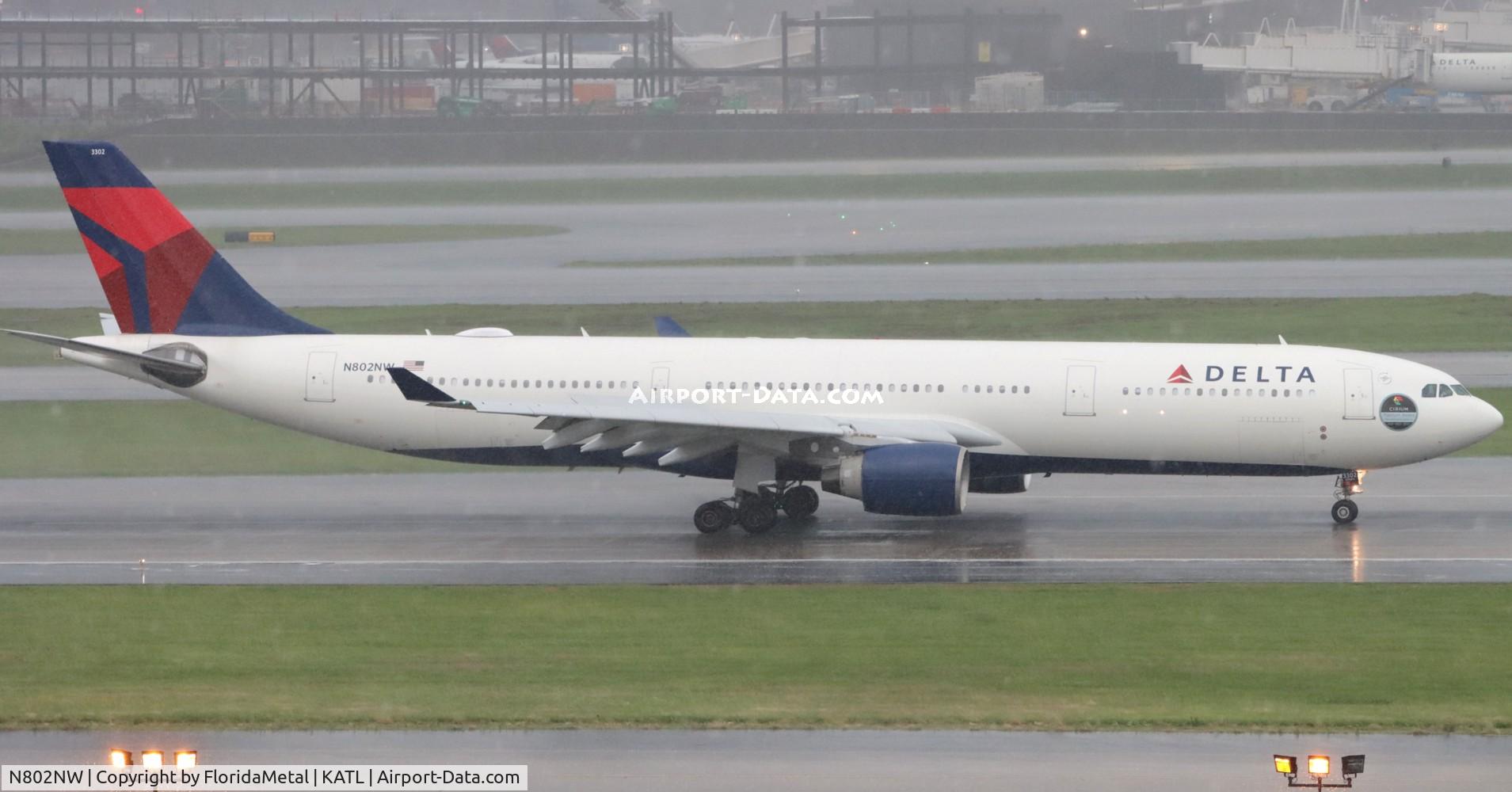 N802NW, 2003 Airbus A330-323 C/N 0533, DAL A333 zx ams, eham-atl