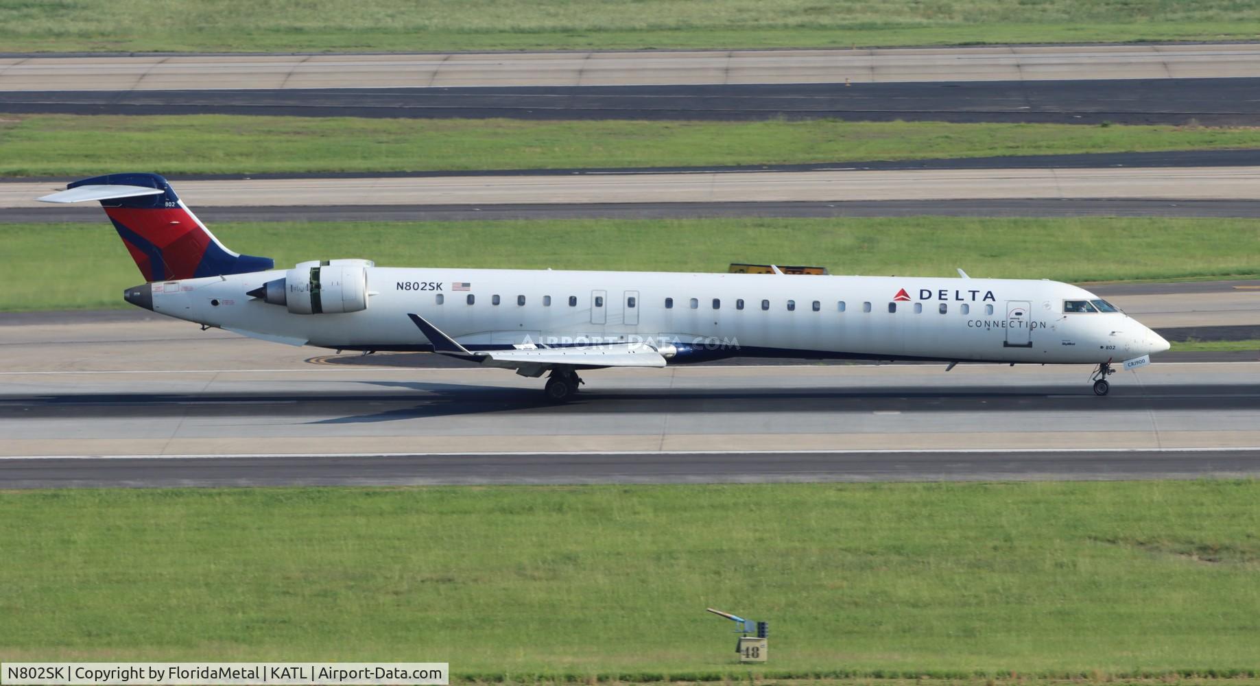 N802SK, 2006 Canadair CL-600-2D24 Regional Jet CRJ-900 C/N 15061, SKW/DAL CR9 zx fwa-atl