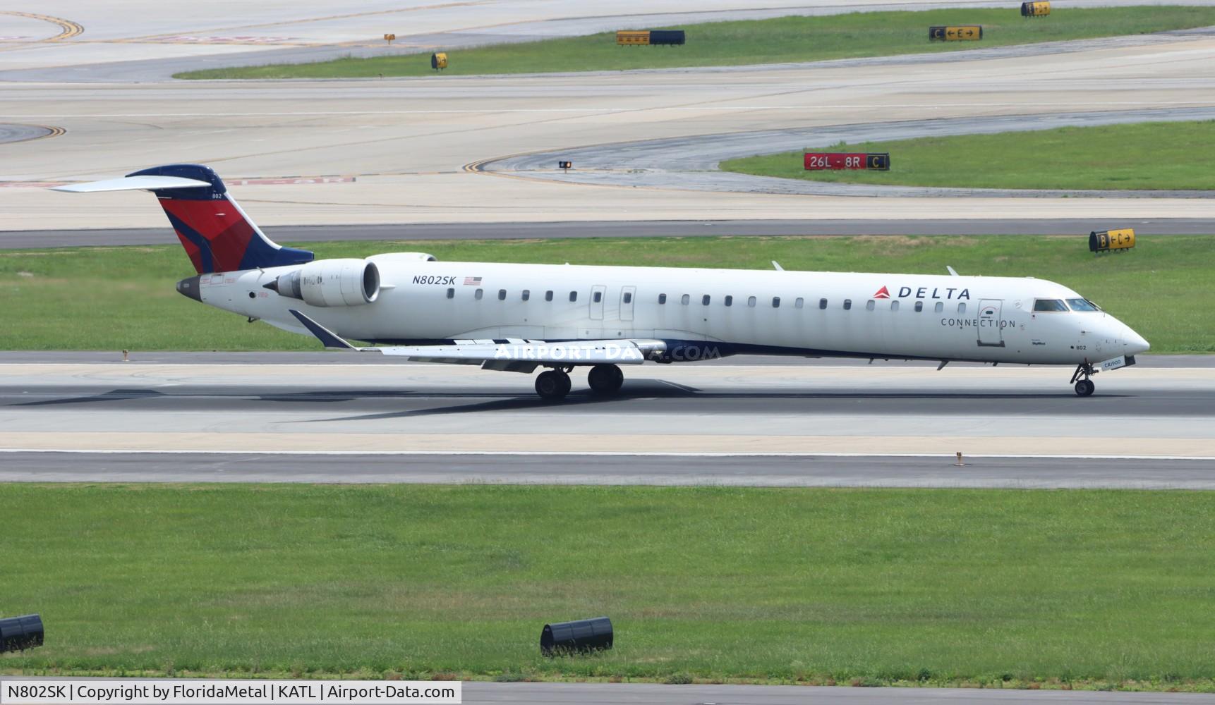 N802SK, 2006 Canadair CL-600-2D24 Regional Jet CRJ-900 C/N 15061, SKW/DAL CR9 zx evv-atl