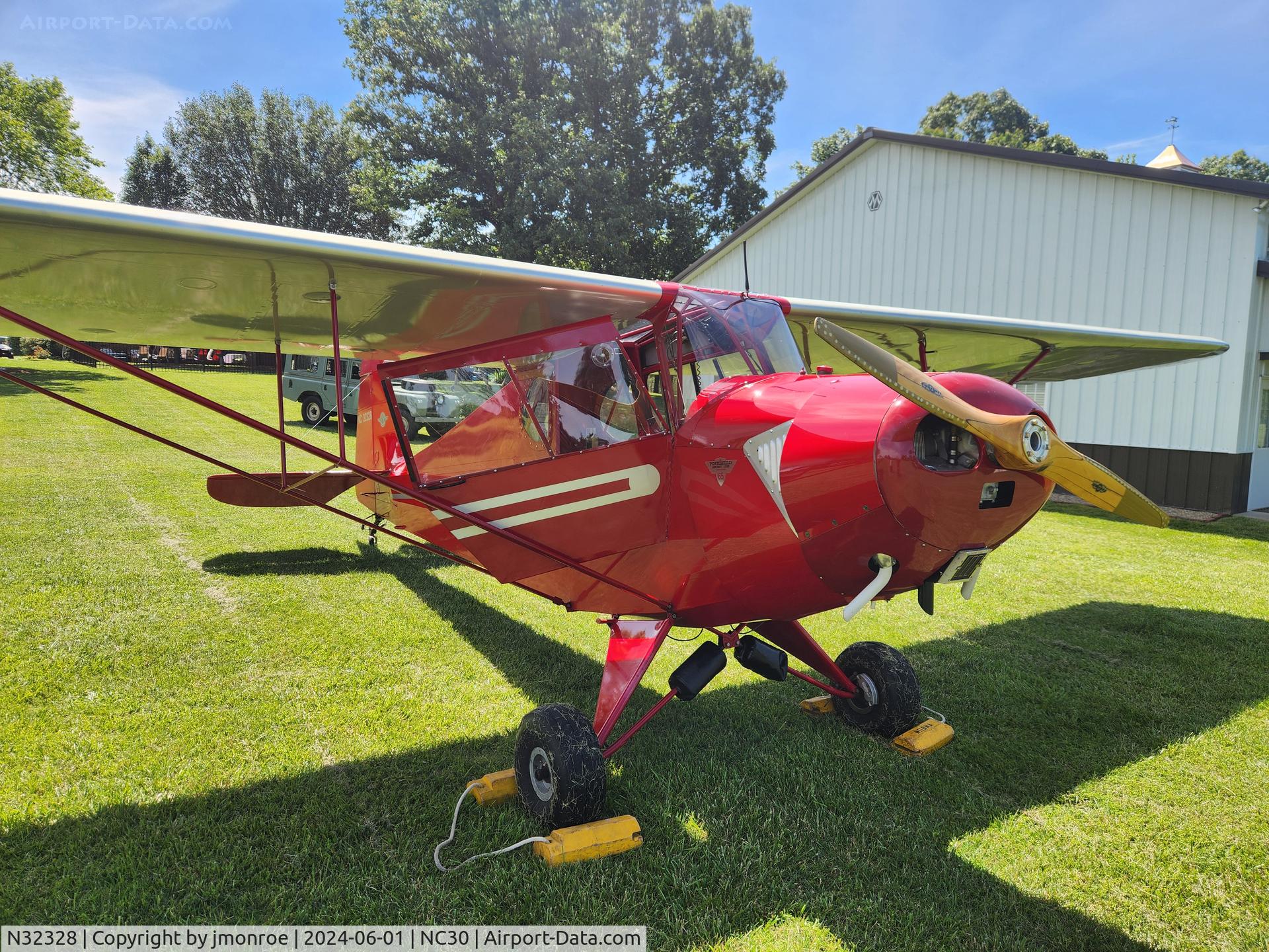 N32328, 1940 Porterfield LP-65 C/N 786, At the 2024 Flyin