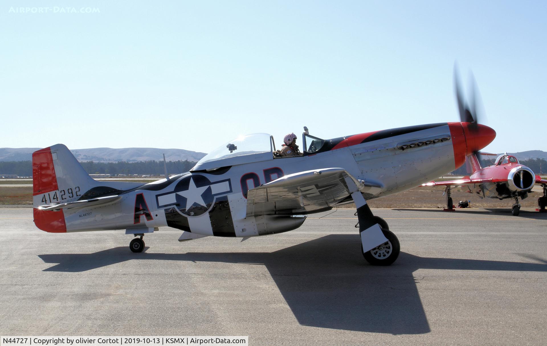 N44727, 1944 North American P-51D Mustang C/N 122-39198, Santa Maria airshow 2019