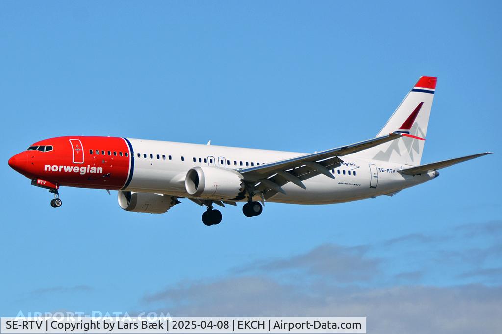 SE-RTV, 2025 Boeing 737-8 MAX C/N 44877, Kystvejen RWY22L