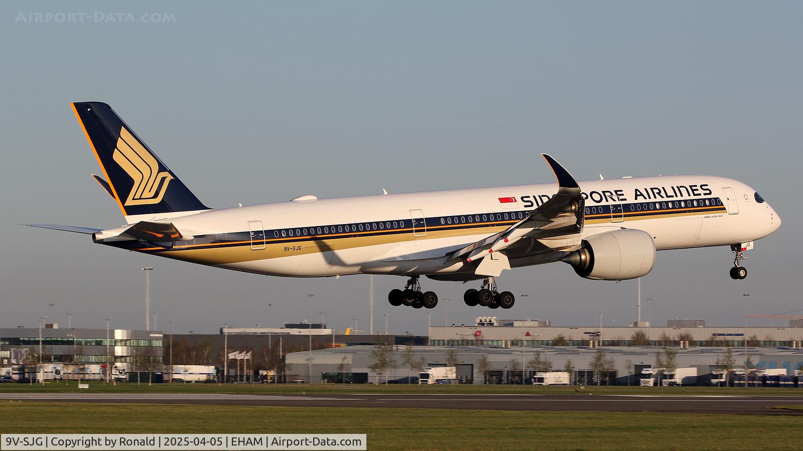 9V-SJG, Airbus A350-941 C/N 629, at eham
