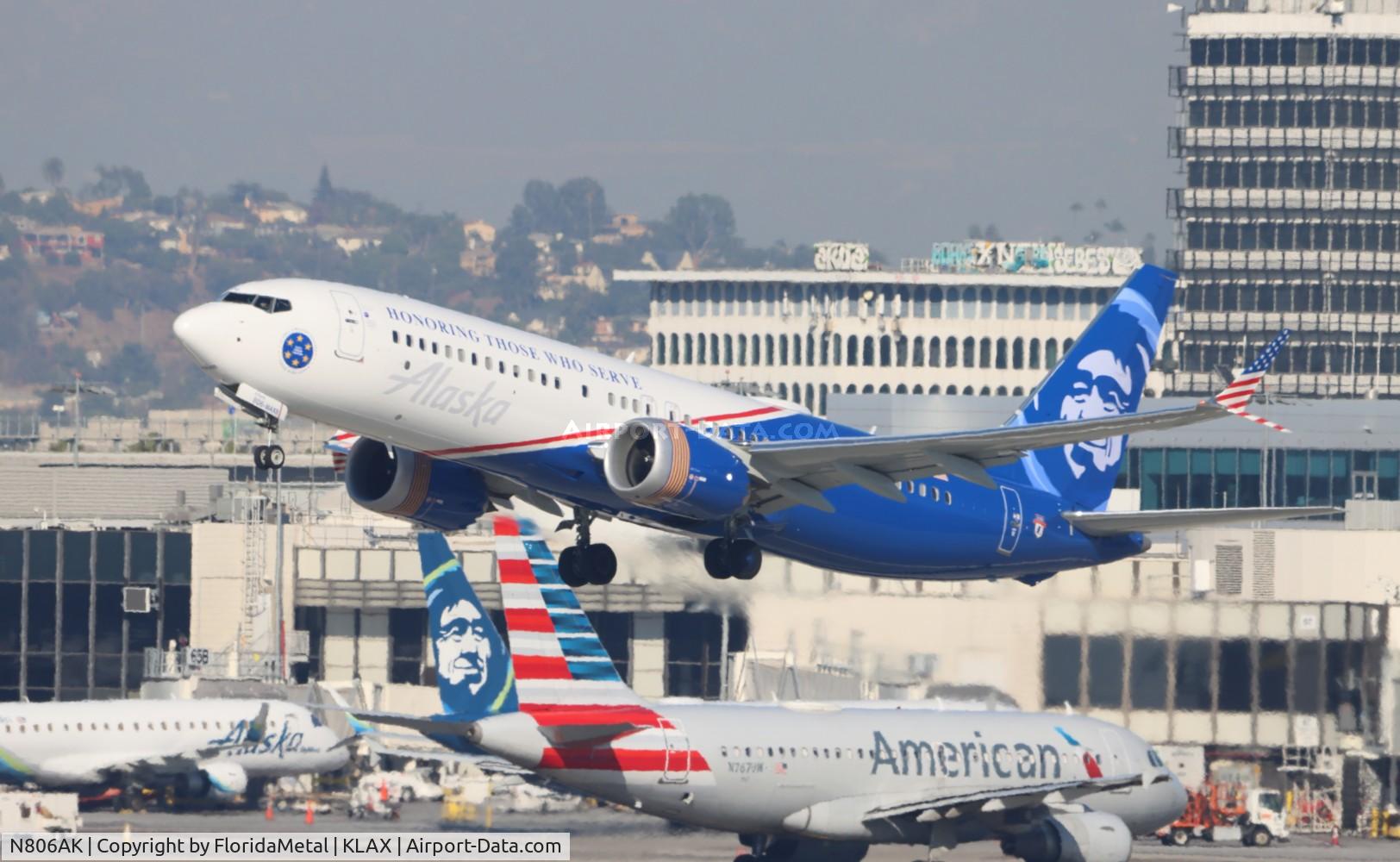 N806AK, 2024 Boeing 737 MAX 8 C/N 67806, ASA 737-8 Honor zx lax-pvr, mmpr