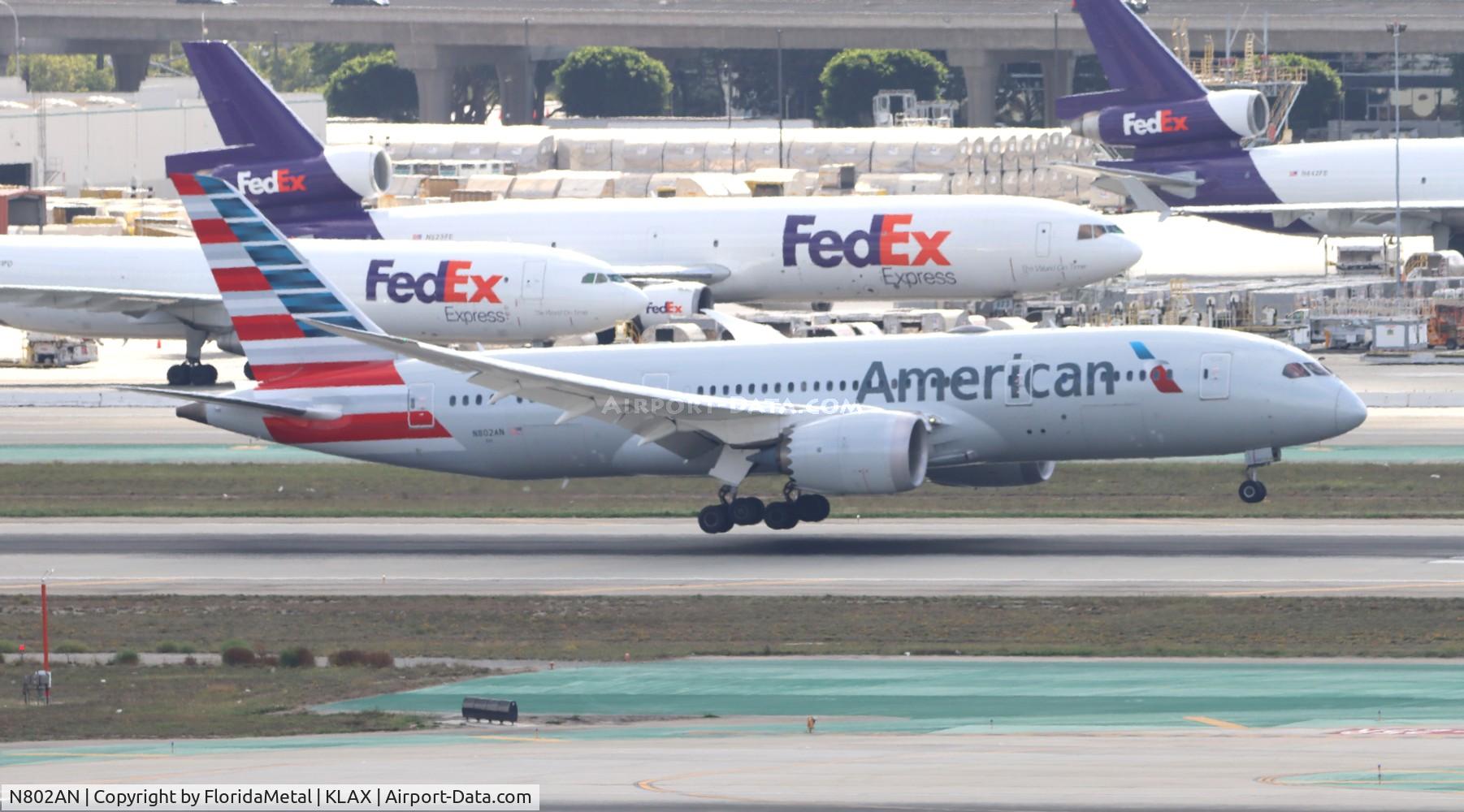 N802AN, 2015 Boeing 787-8 Dreamliner Dreamliner C/N 40620, AAL 788 zx mia-lax
