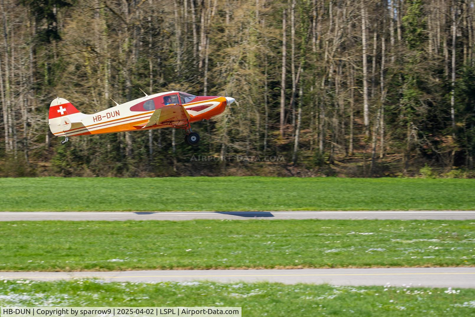 HB-DUN, 1949 Bellanca 14-13-3 Cruisair Senior C/N 1637, Flew again after 16 years. A thorough refurbishment was finally completed.