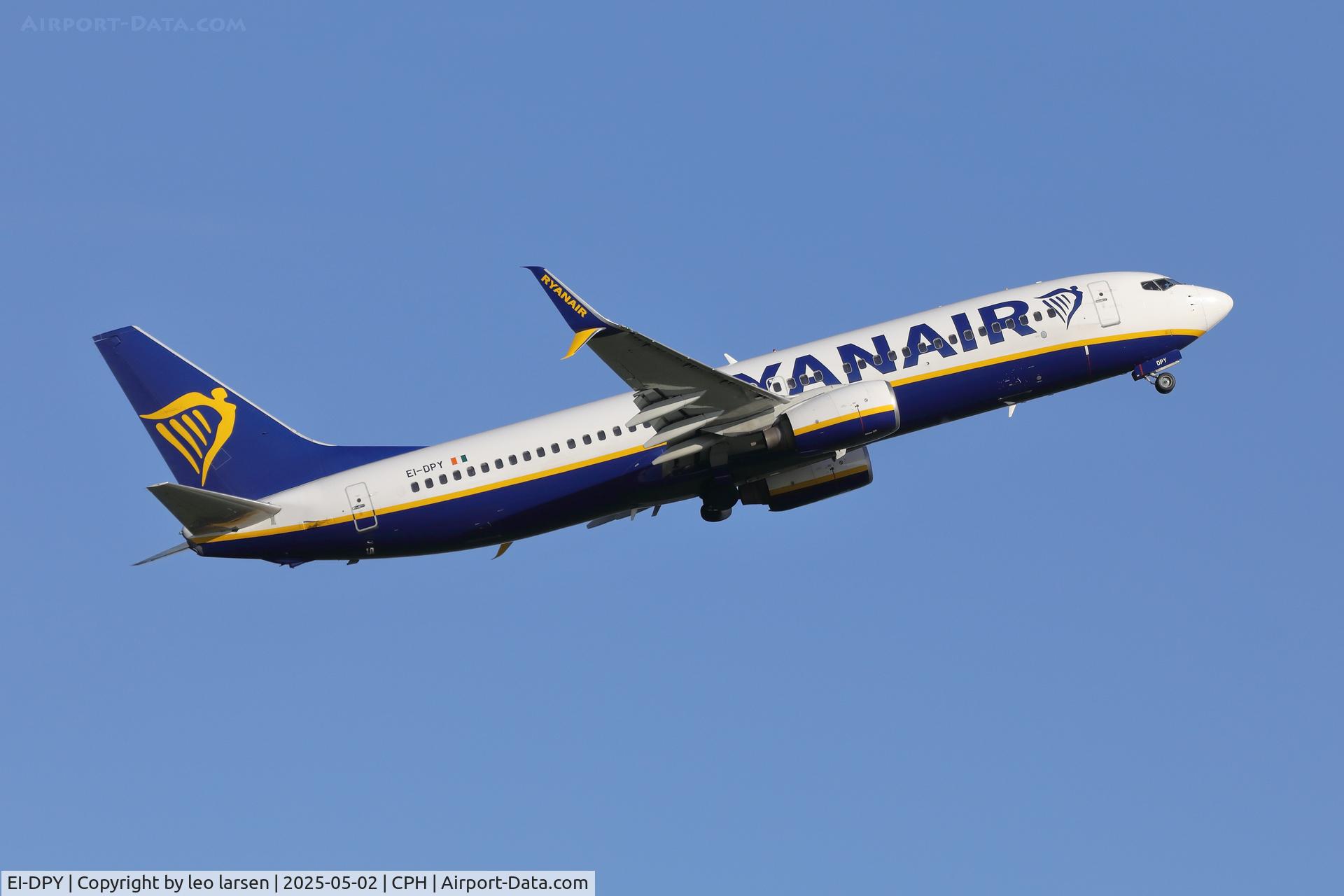 EI-DPY, 2007 Boeing 737-8AS C/N 33615, Copenhagen 2.5.2025