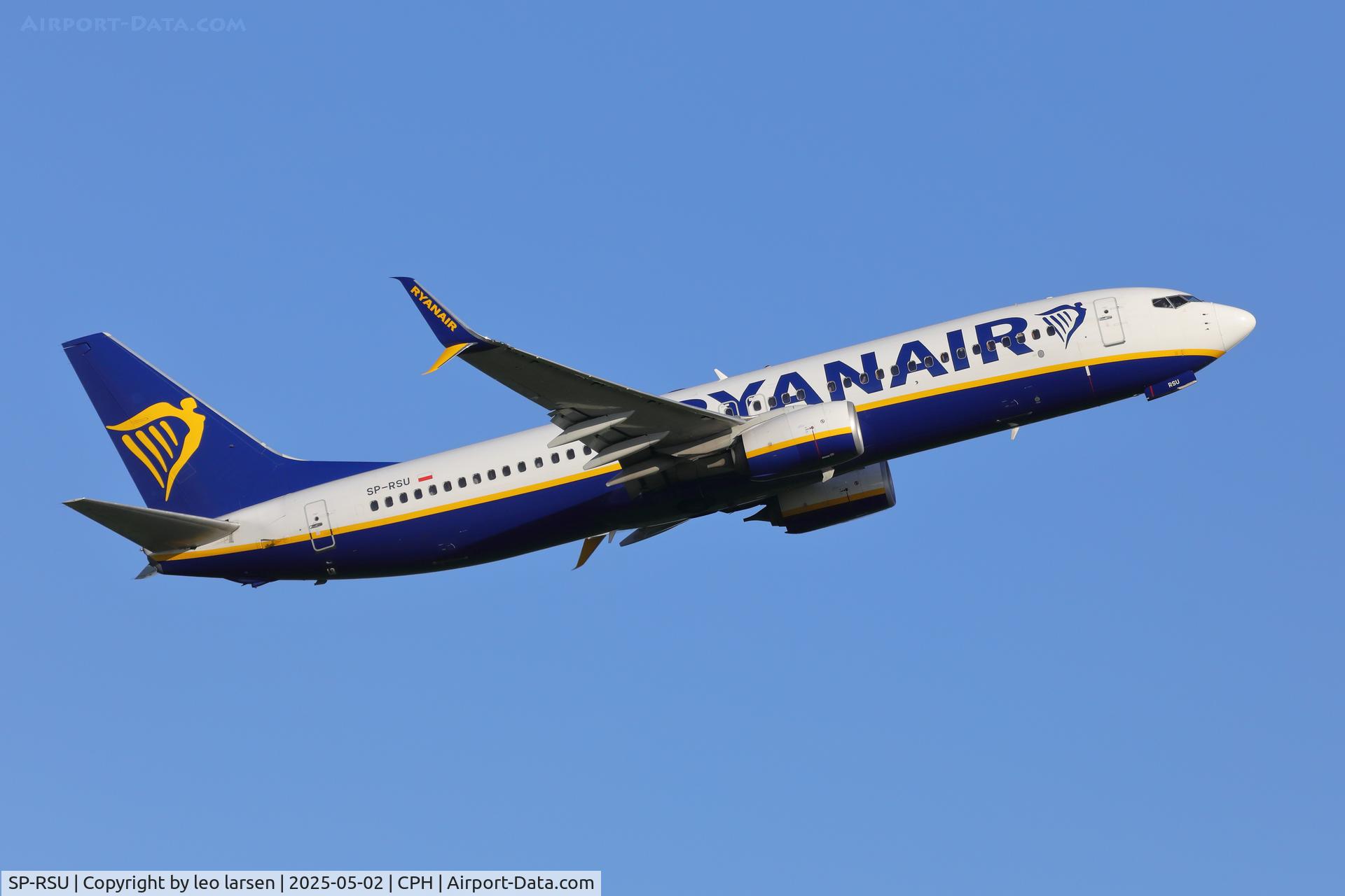 SP-RSU, 2017 Boeing 737-8AS C/N 44776, Copenhagen 2.5.2025