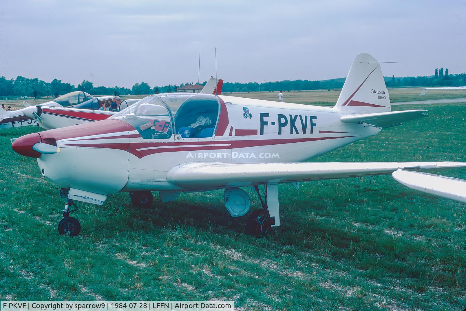 F-PKVF, 1962 Constructeur Amateur DURUBLE RD 02 C/N 01, At Brienne-le-Château. Scanned from a slide.
