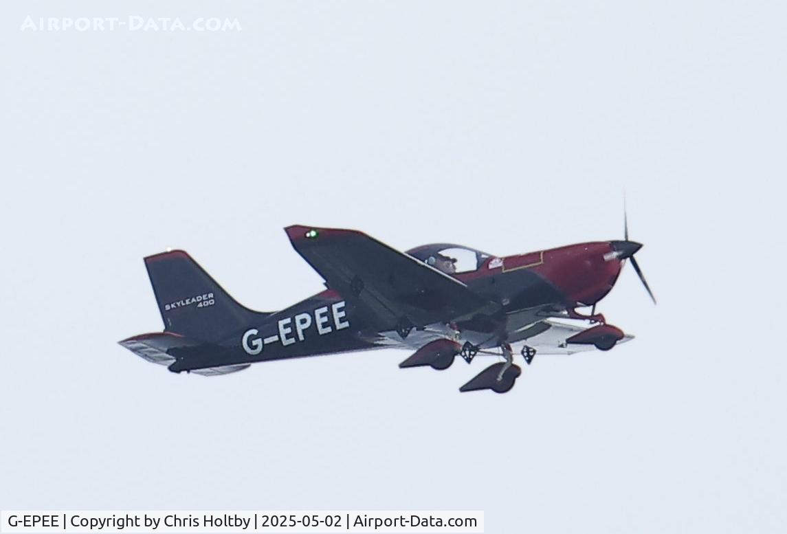 G-EPEE, 2024 Air Operation Technologies Skyleader 400 C/N 4356400D, Over Potters Bar from North Weald (EGSX)