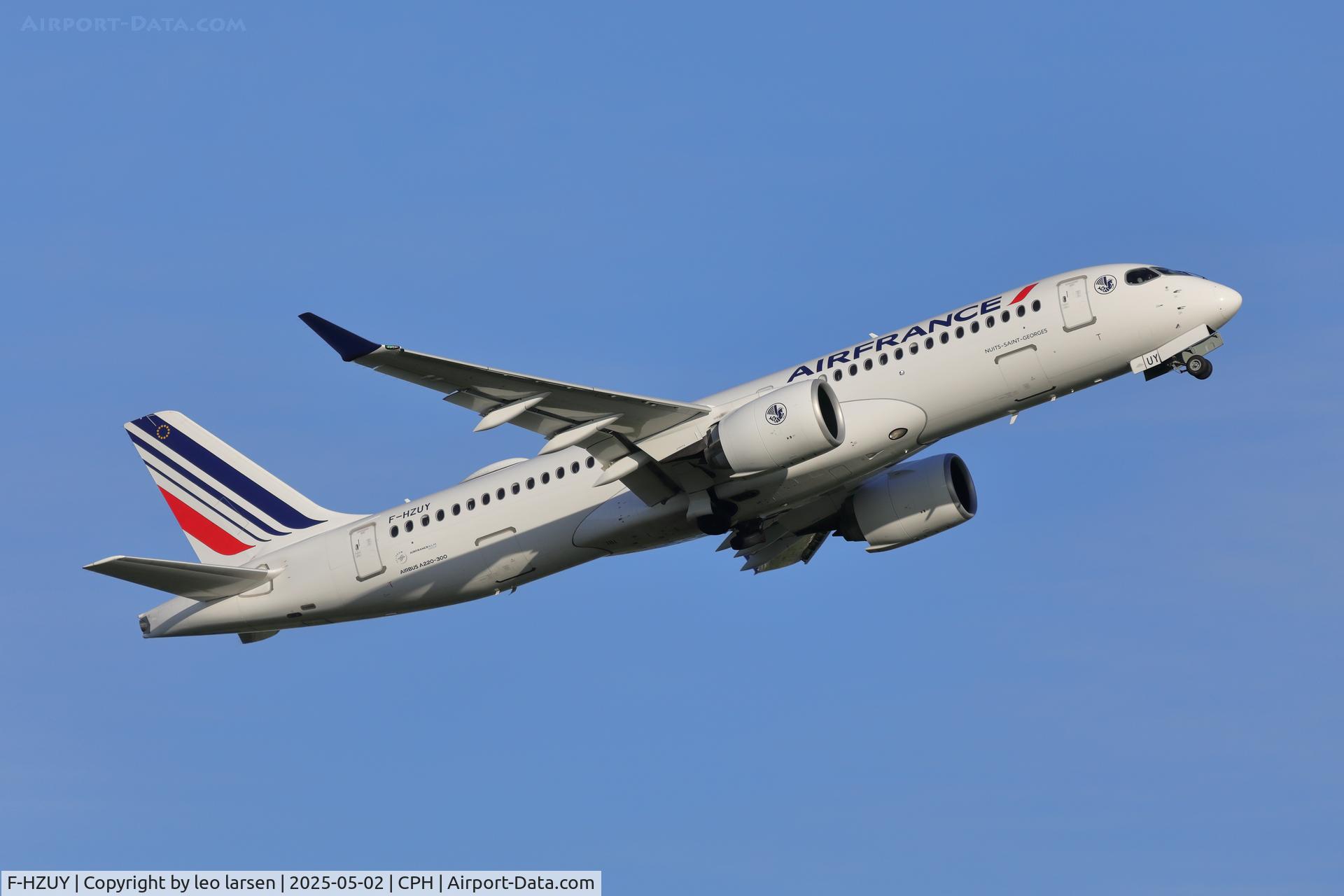 F-HZUY, 2023 Airbus Canada A220-300 C/N 55221, Copenhagen 2.5.2025