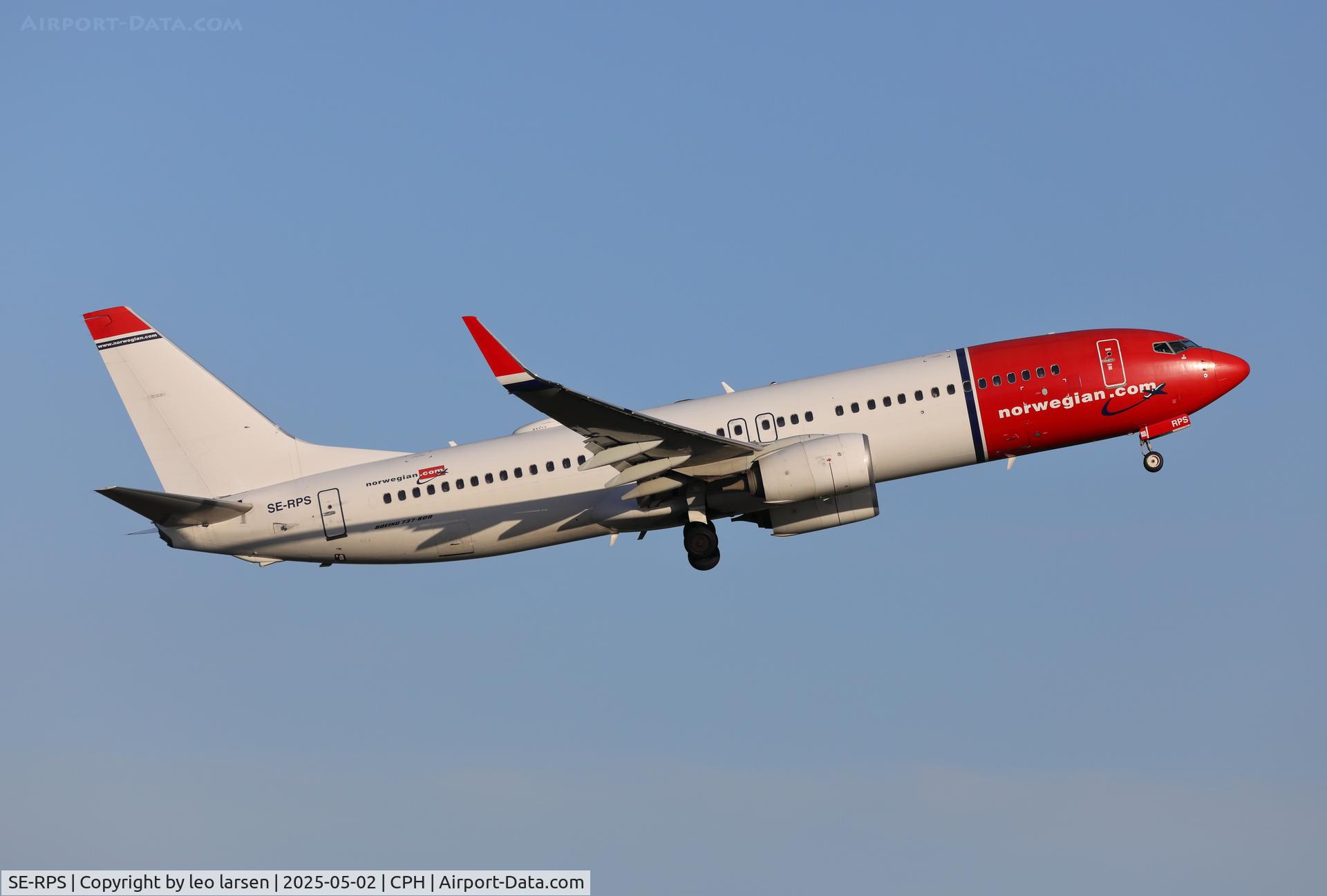 SE-RPS, 2015 Boeing 737-8JP C/N 41143, Copenhagen 2.5.2025