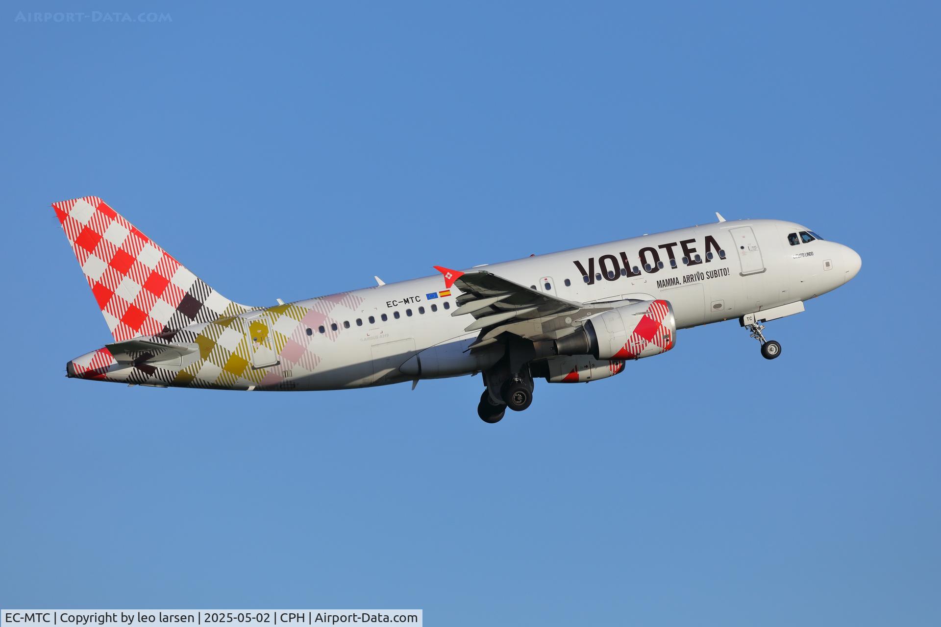 EC-MTC, 2004 Airbus A319-111 C/N 2258, Copenhagen 2.5.2025