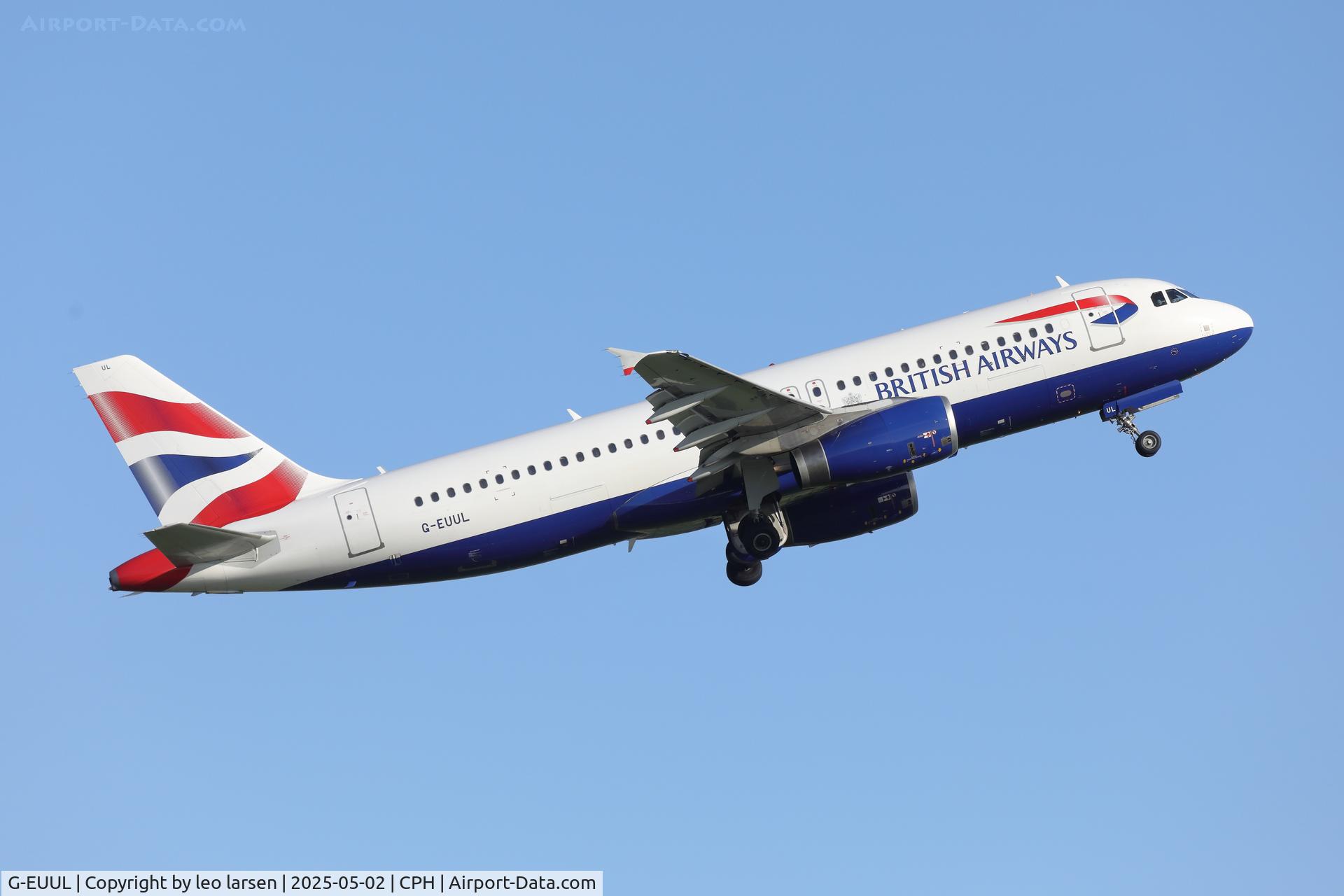 G-EUUL, 2002 Airbus A320-232 C/N 1708, Copenhagen 2.5.2025