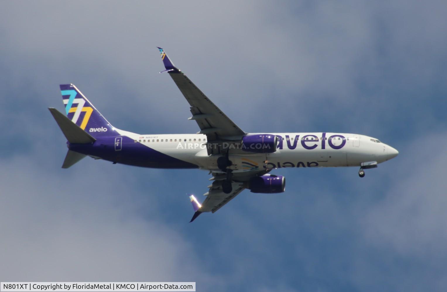 N801XT, 2007 Boeing 737-86N C/N 35220, VXP 738 zx hvn-mco