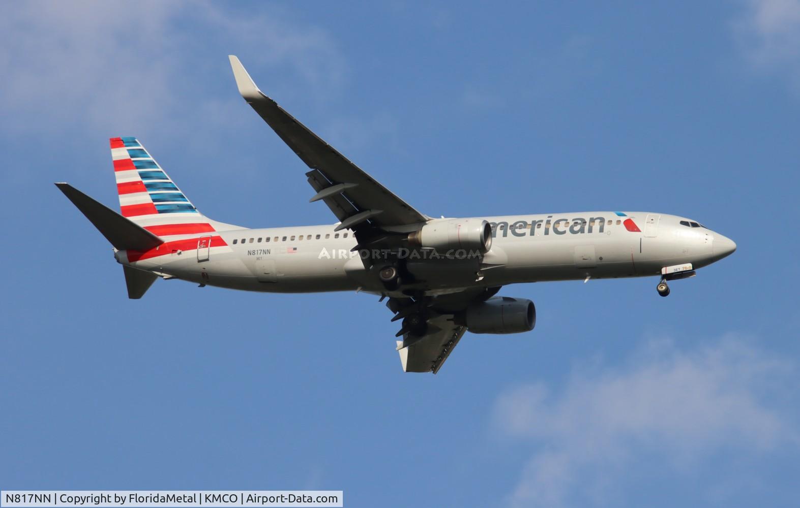 N817NN, 2009 Boeing 737-823 C/N 29558, AAL 738 zx dca-mco