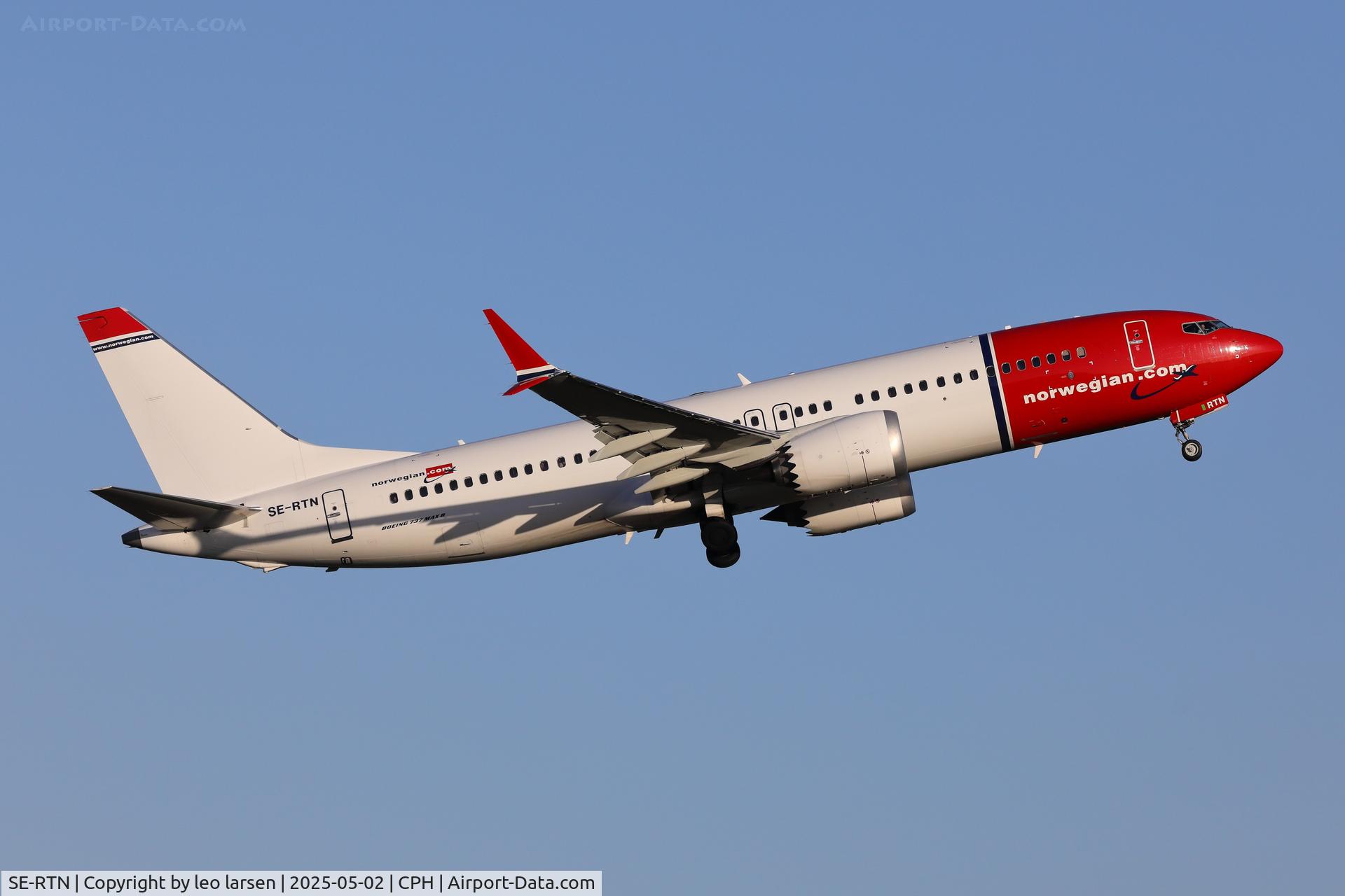 SE-RTN, 2024 Boeing B-737-8 Max C/N 62907, Copenhagen 2.5.2025