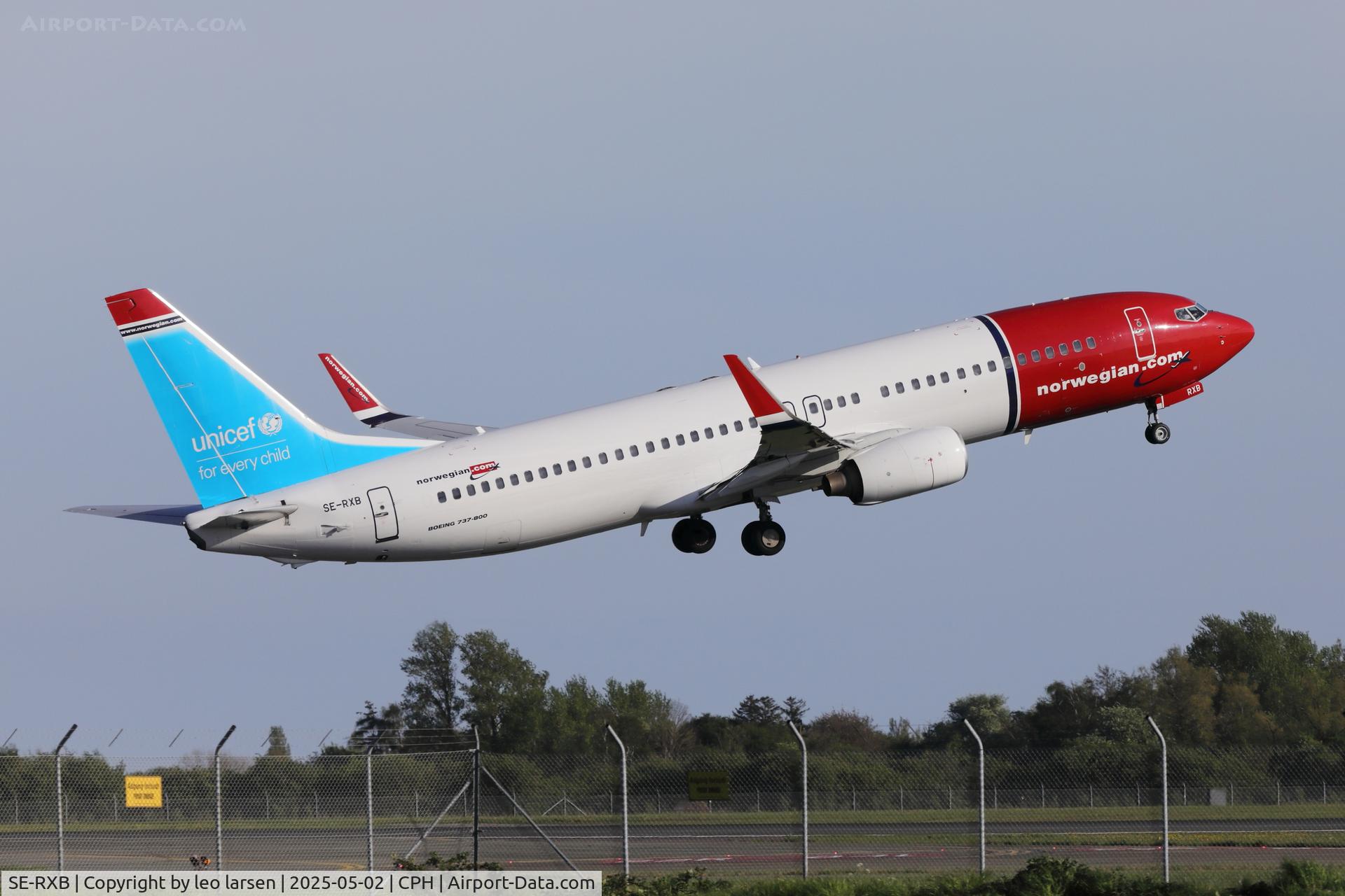 SE-RXB, 2010 Boeing 737-84P C/N 36781, Copenhagen 2.5.2025