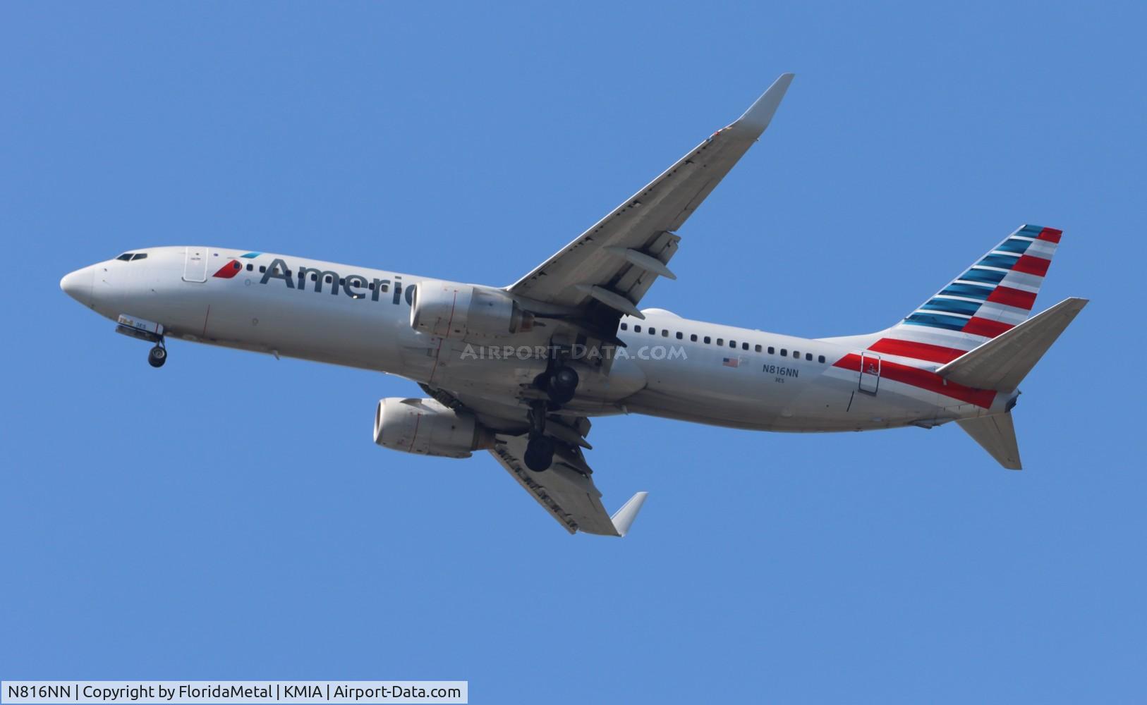 N816NN, 2009 Boeing 737-823 C/N 31081, AAL 738 zx stx, tisx-mia