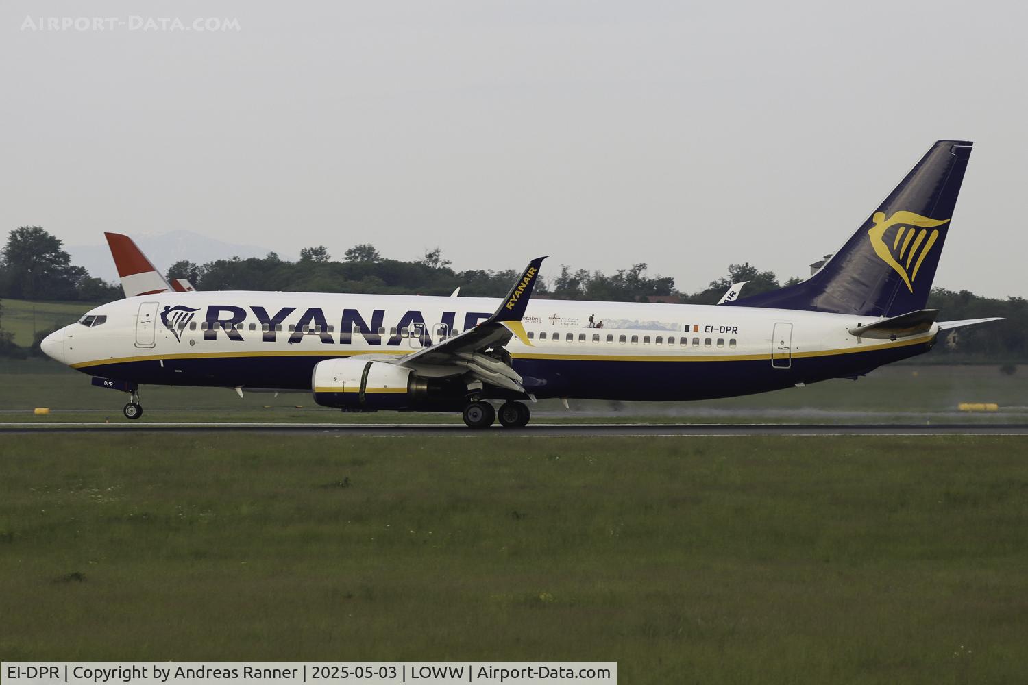 EI-DPR, 2007 Boeing 737-8AS C/N 33614, Ryanair Boeing 737