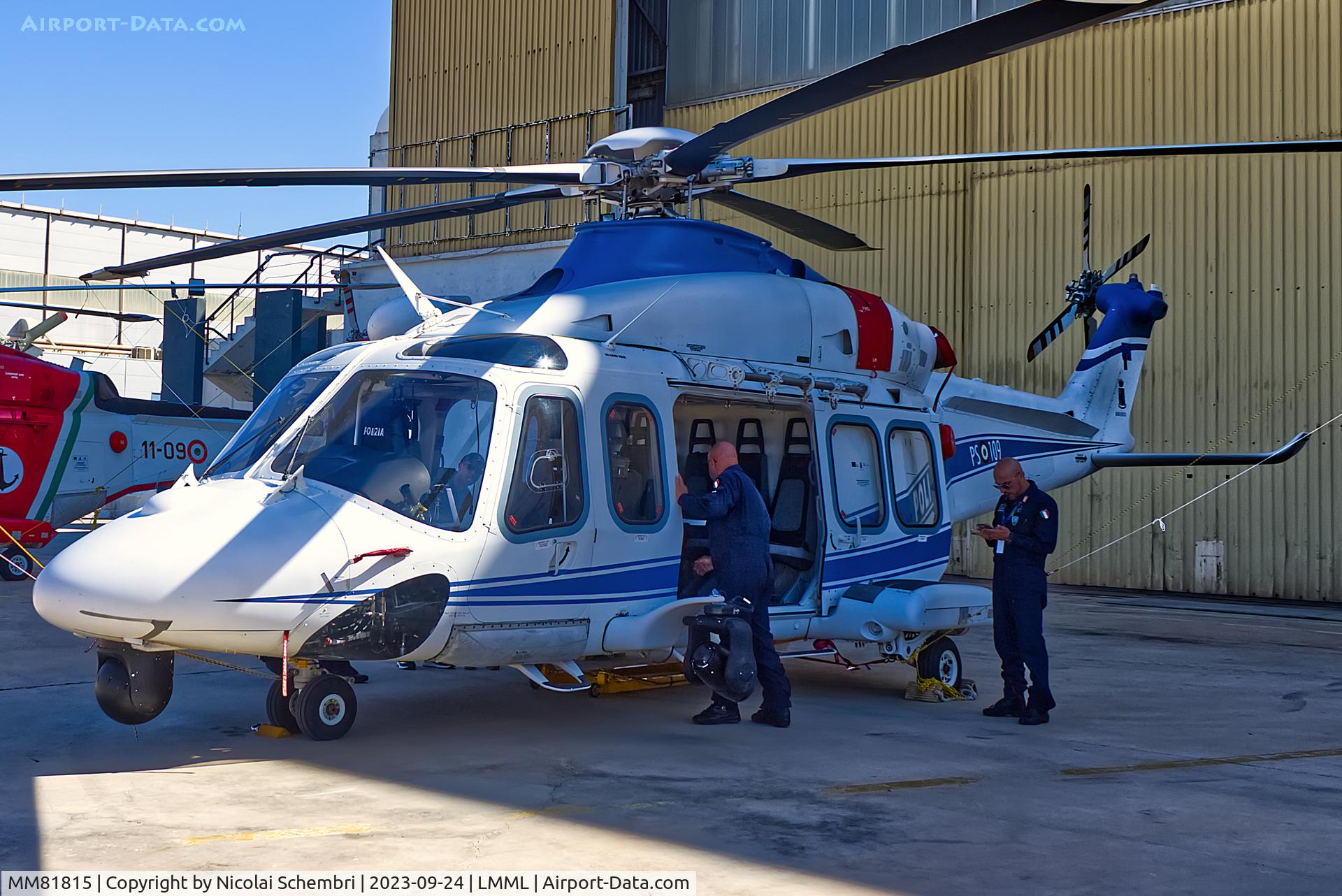 MM81815, 2013 AgustaWestland UH-139C C/N 31484, Static display at the Malta International Airshow 2023.