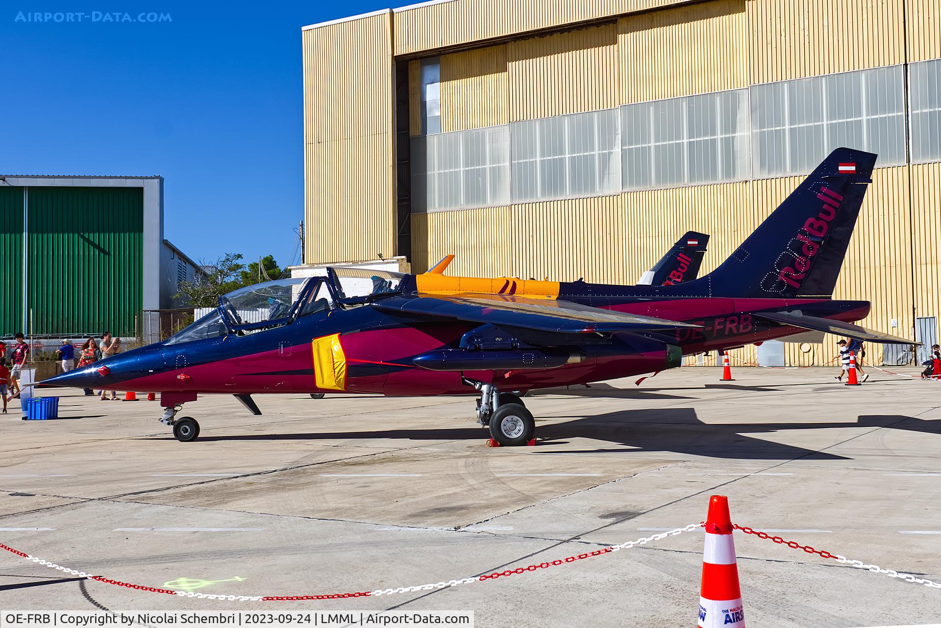OE-FRB, Dassault-Dornier Alpha Jet A C/N 0130, Static display at the Malta International Airshow 2023.