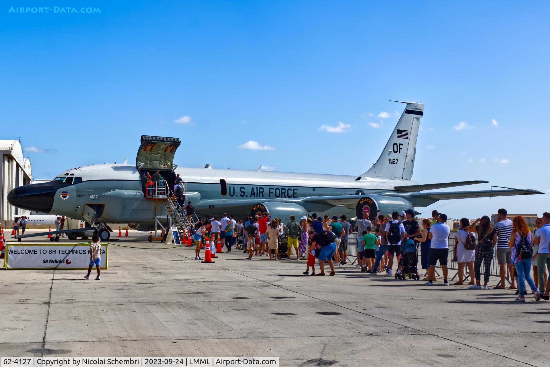 62-4127, 1962 Boeing TC-135W Stratolifter C/N 18467, Static display at the Malta International Airshow 2023.