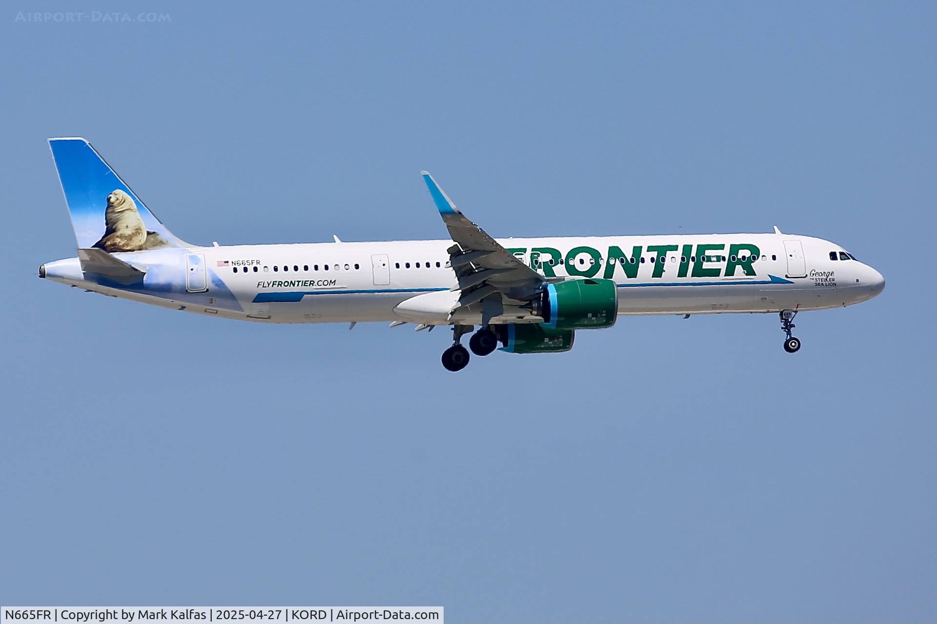 N665FR, 2025 Airbus 321-271NX C/N 12390, A21N Frontier Airlines Airbus A321-271NX  N665FR 