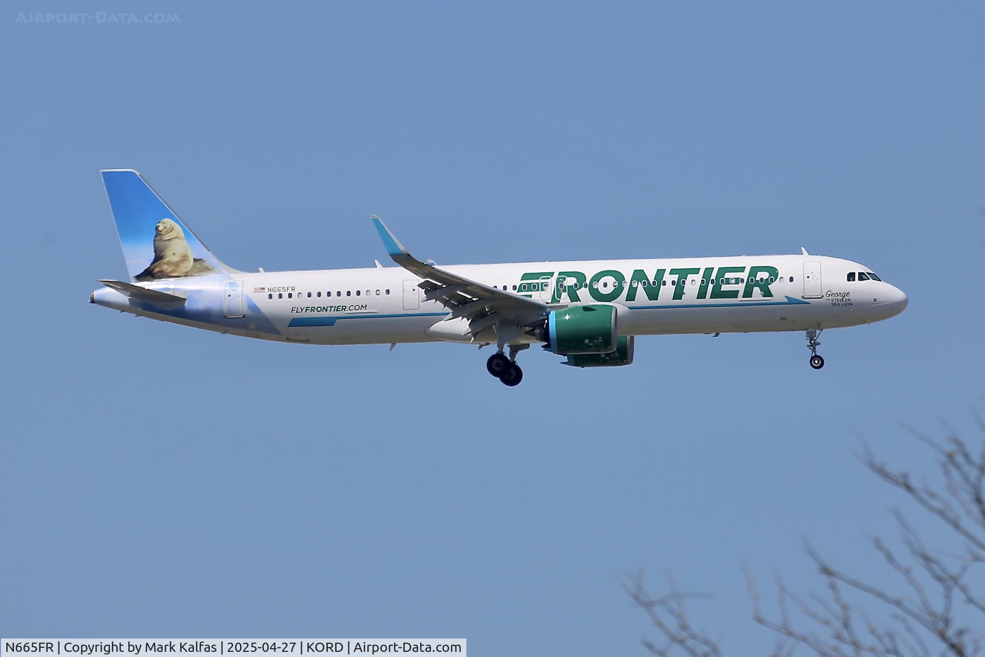 N665FR, 2025 Airbus 321-271NX C/N 12390, A21N Frontier Airlines Airbus A321-271NX  N665FR 