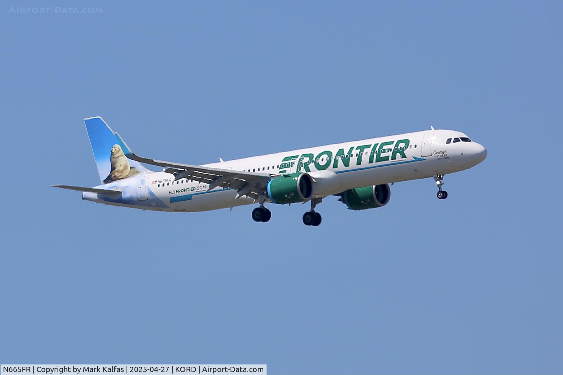 N665FR, 2025 Airbus 321-271NX C/N 12390, A21N Frontier Airlines Airbus A321-271NX  N665FR 