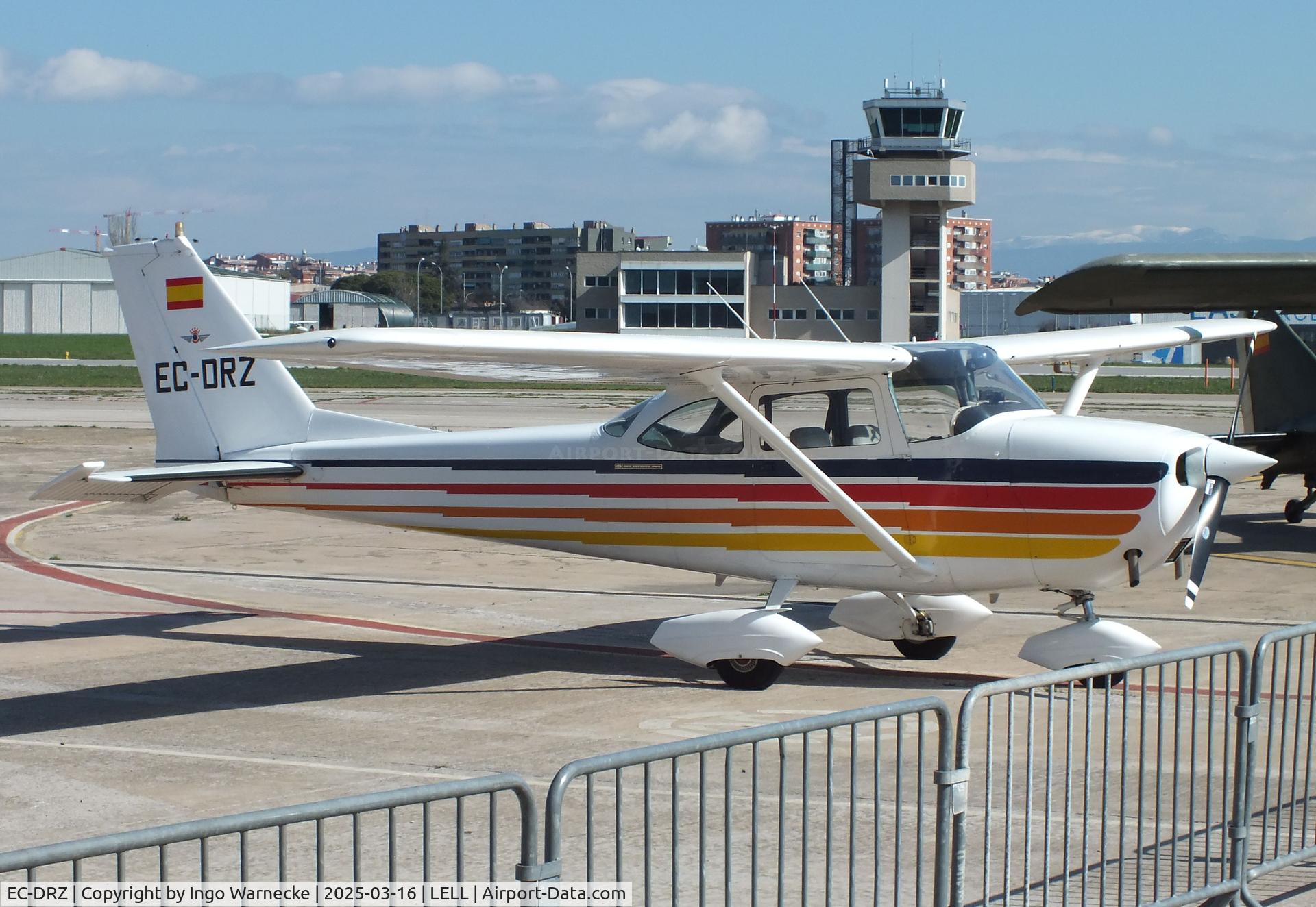 EC-DRZ, 1967 Reims F172H Skyhawk C/N F172-0424, Cessna (Reims) F172H of the FPAC Aeronautical Museum of Catalonia at the March 2025 FPAC Open Day at Sabadell Airport