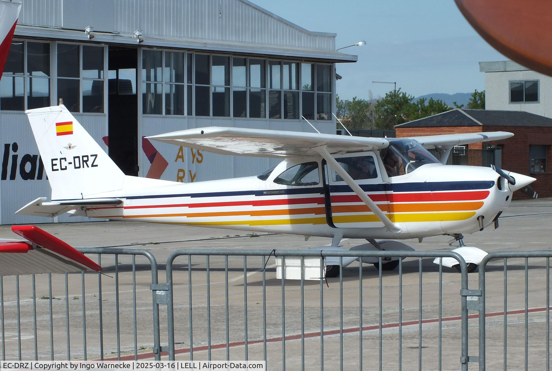 EC-DRZ, 1967 Reims F172H Skyhawk C/N F172-0424, Cessna (Reims) F172H of the FPAC Aeronautical Museum of Catalonia at the March 2025 FPAC Open Day at Sabadell Airport