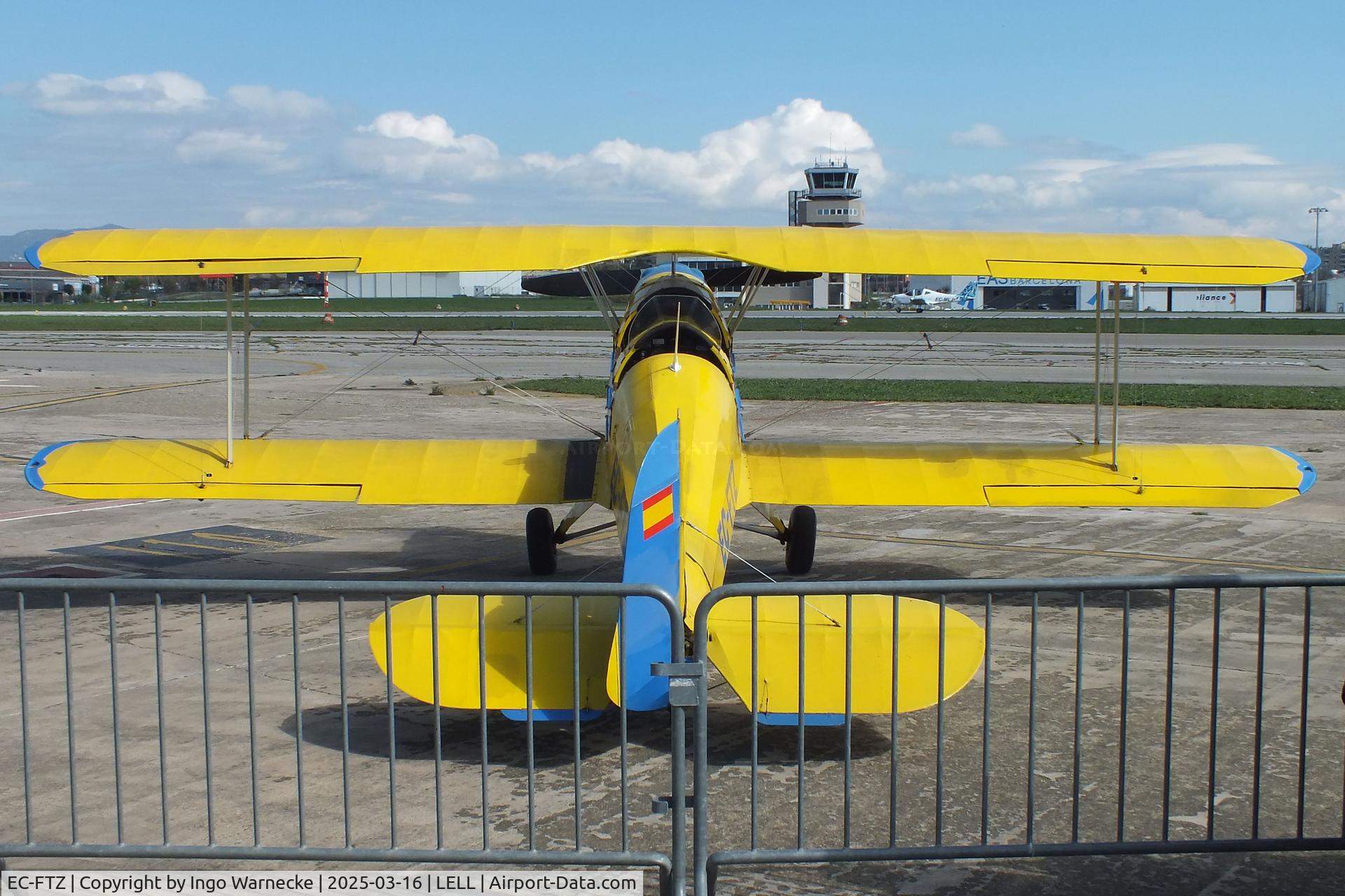 EC-FTZ, CASA 1-131E Jungmann C/N 2170, CASA 1.131-E2000 (E3B) (spanish license built Bücker Bü 131 Jungmann) of the FPAC Aeronautical Museum of Catalonia at the March 2025 FPAC Open Day at Sabadell Airport
