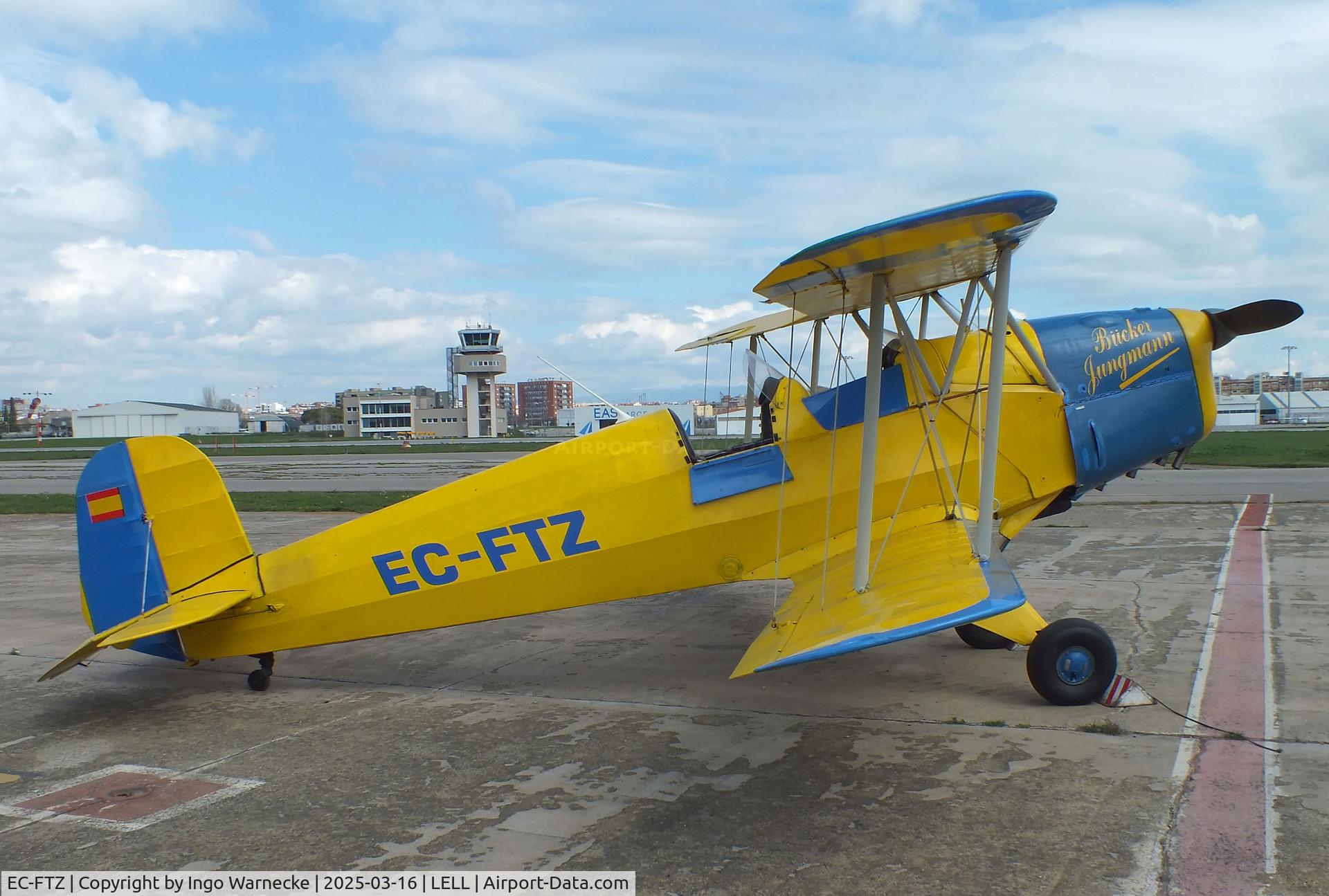 EC-FTZ, CASA 1-131E Jungmann C/N 2170, CASA 1.131-E2000 (E3B) (spanish license built Bücker Bü 131 Jungmann) of the FPAC Aeronautical Museum of Catalonia at the March 2025 FPAC Open Day at Sabadell Airport