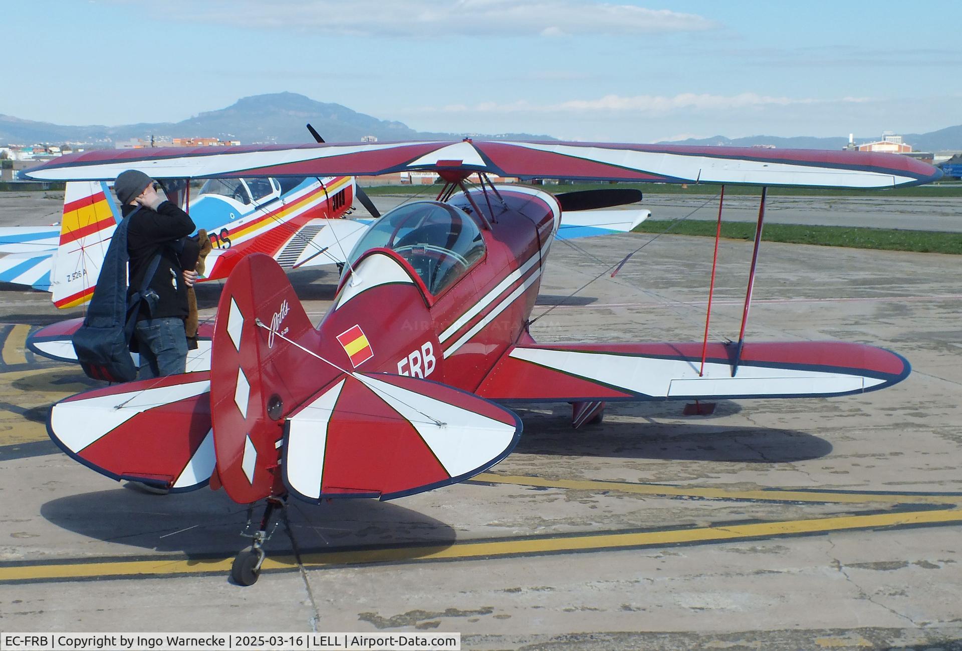 EC-FRB, Aviat Pitts S-2B Special C/N 5263, Aviat Pitts S-2B Special at the March 2025 FPAC Open Day at Sabadell Airport