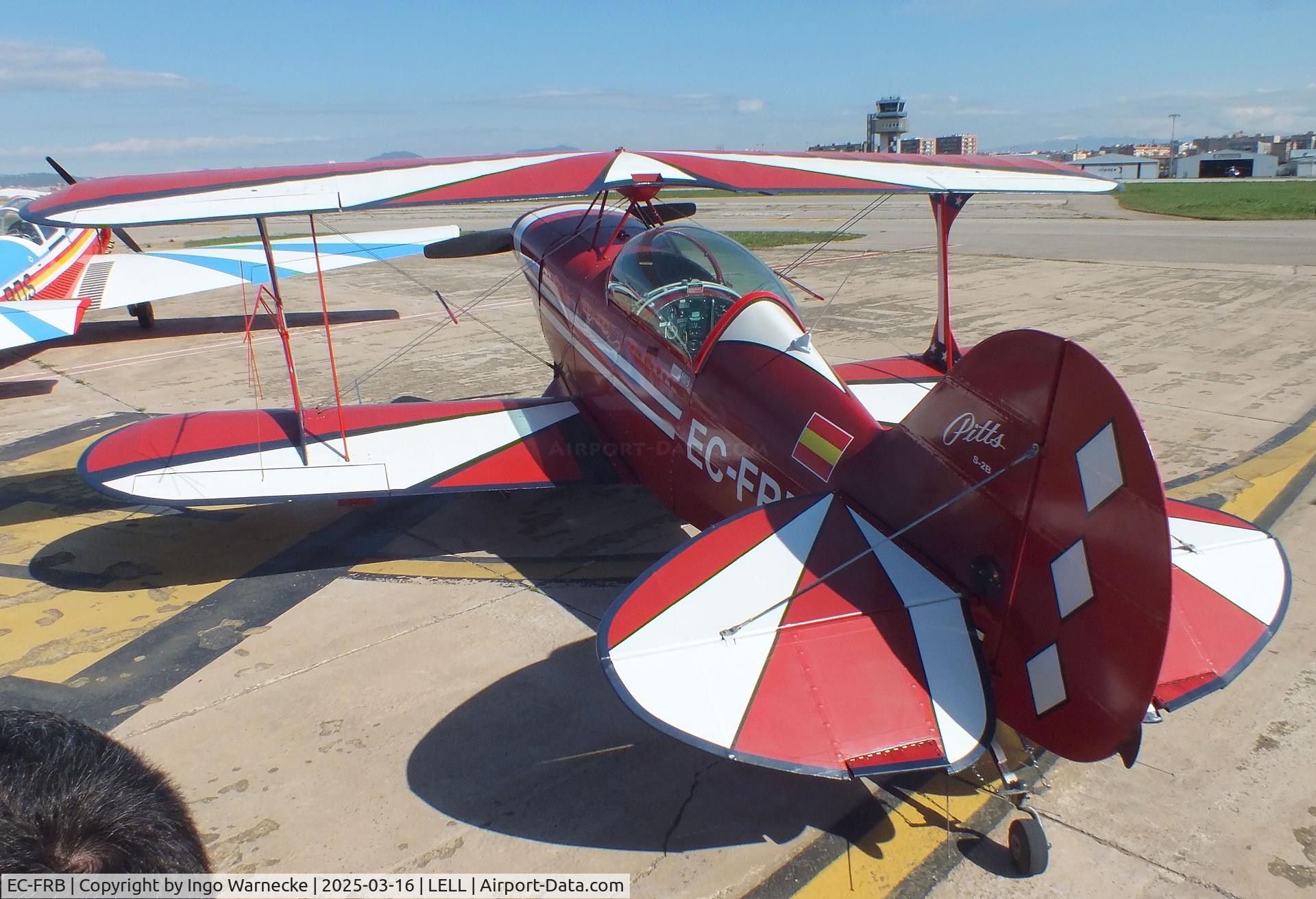 EC-FRB, Aviat Pitts S-2B Special C/N 5263, Aviat Pitts S-2B Special at the March 2025 FPAC Open Day at Sabadell Airport