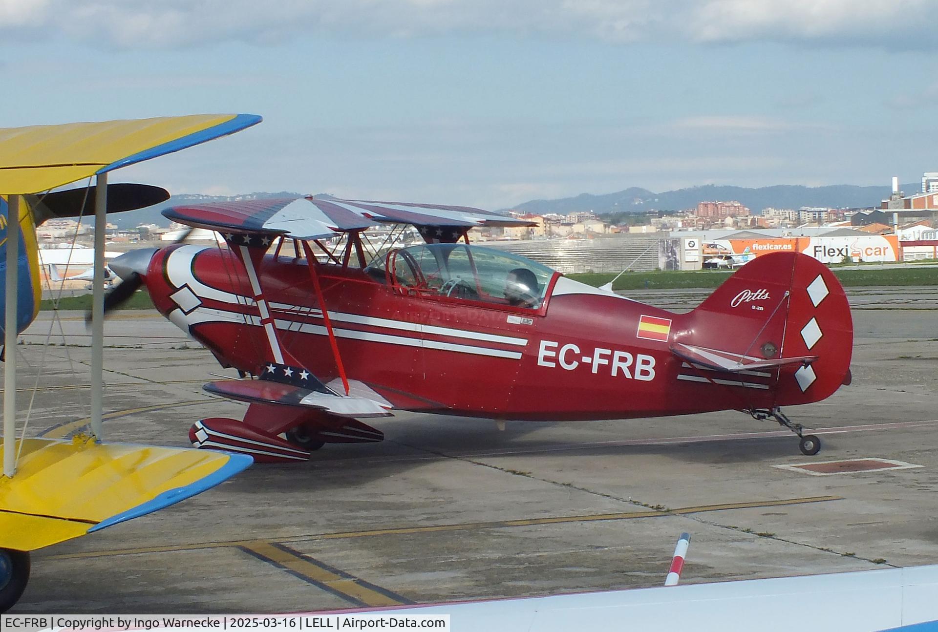 EC-FRB, Aviat Pitts S-2B Special C/N 5263, Aviat Pitts S-2B Special at the March 2025 FPAC Open Day at Sabadell Airport