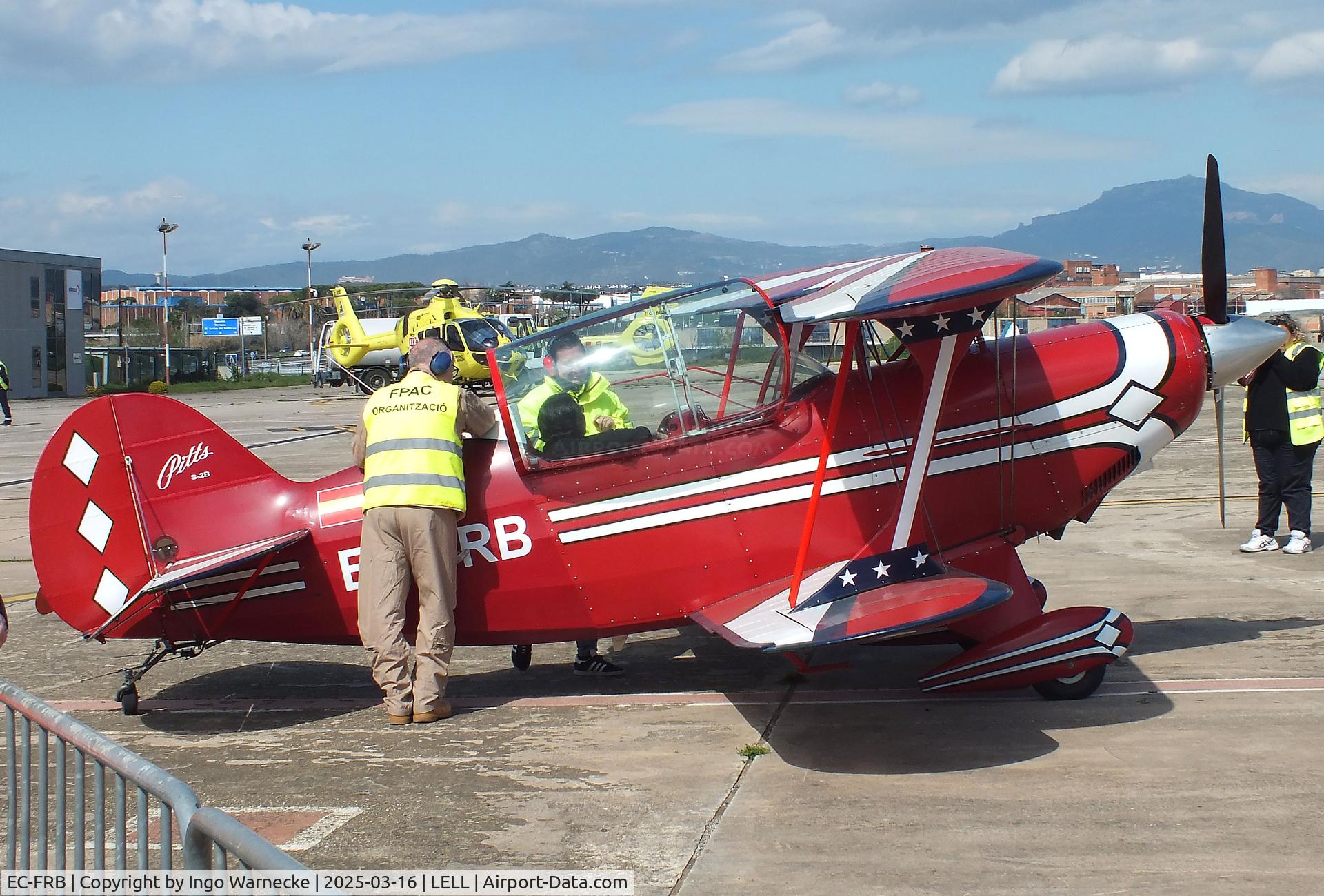 EC-FRB, Aviat Pitts S-2B Special C/N 5263, Aviat Pitts S-2B Special at the March 2025 FPAC Open Day at Sabadell Airport