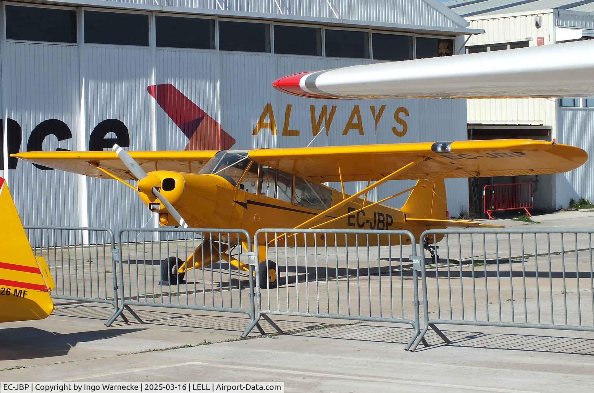 EC-JBP, Piper PA-18-150 Super Cub C/N 18-8309001, Piper PA-18-150 Super Cub at the March 2025 FPAC Open Day at Sabadell Airport